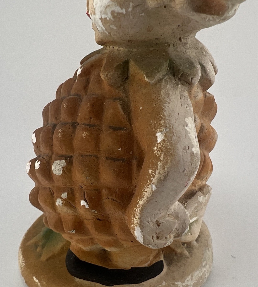 Vintage 1942 Peedee Carlton Ware Fruit Kids Penny Pineapple Chalkware Figure