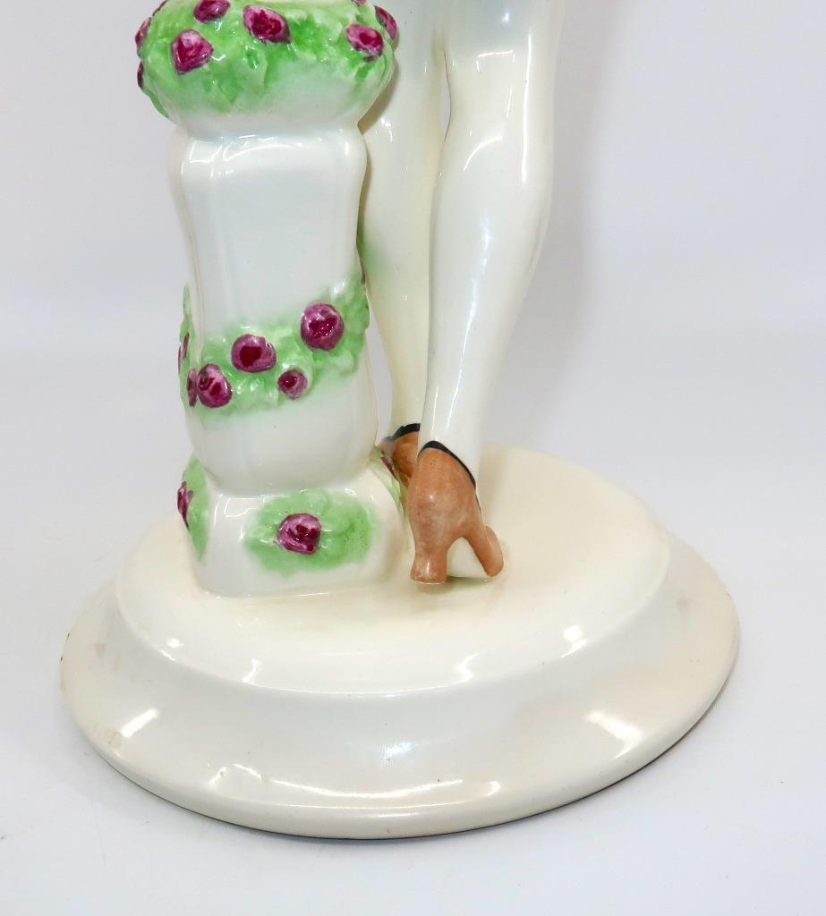 Antique Royal Dux, 1918-1938, Czechoslovakia, THE DANCER Art Deco Figurine, 17″