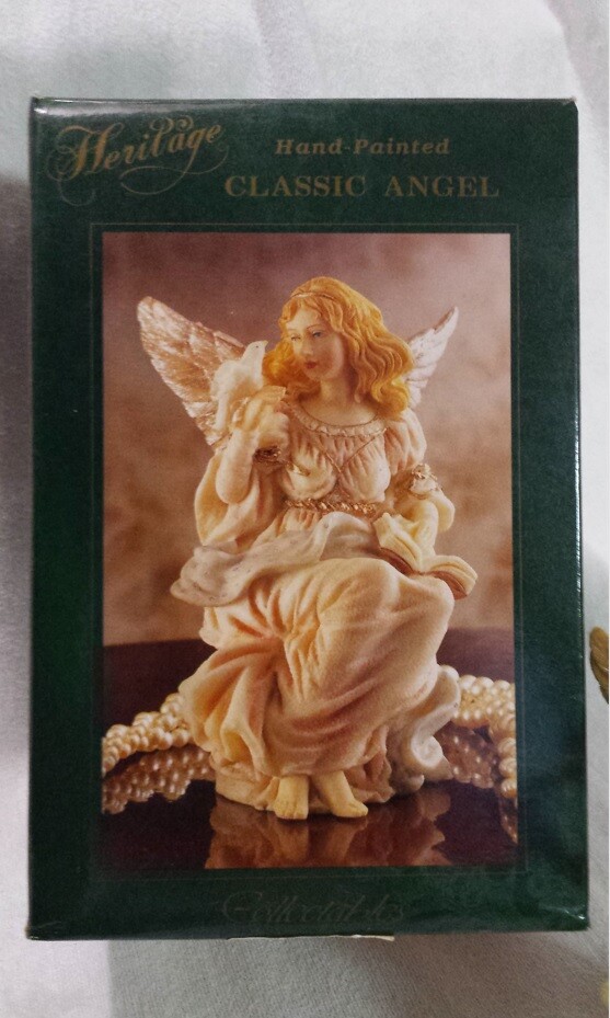 Heritage Classics Angel Long Lasting Beauty Hand Painted Resin Figurine R1454A