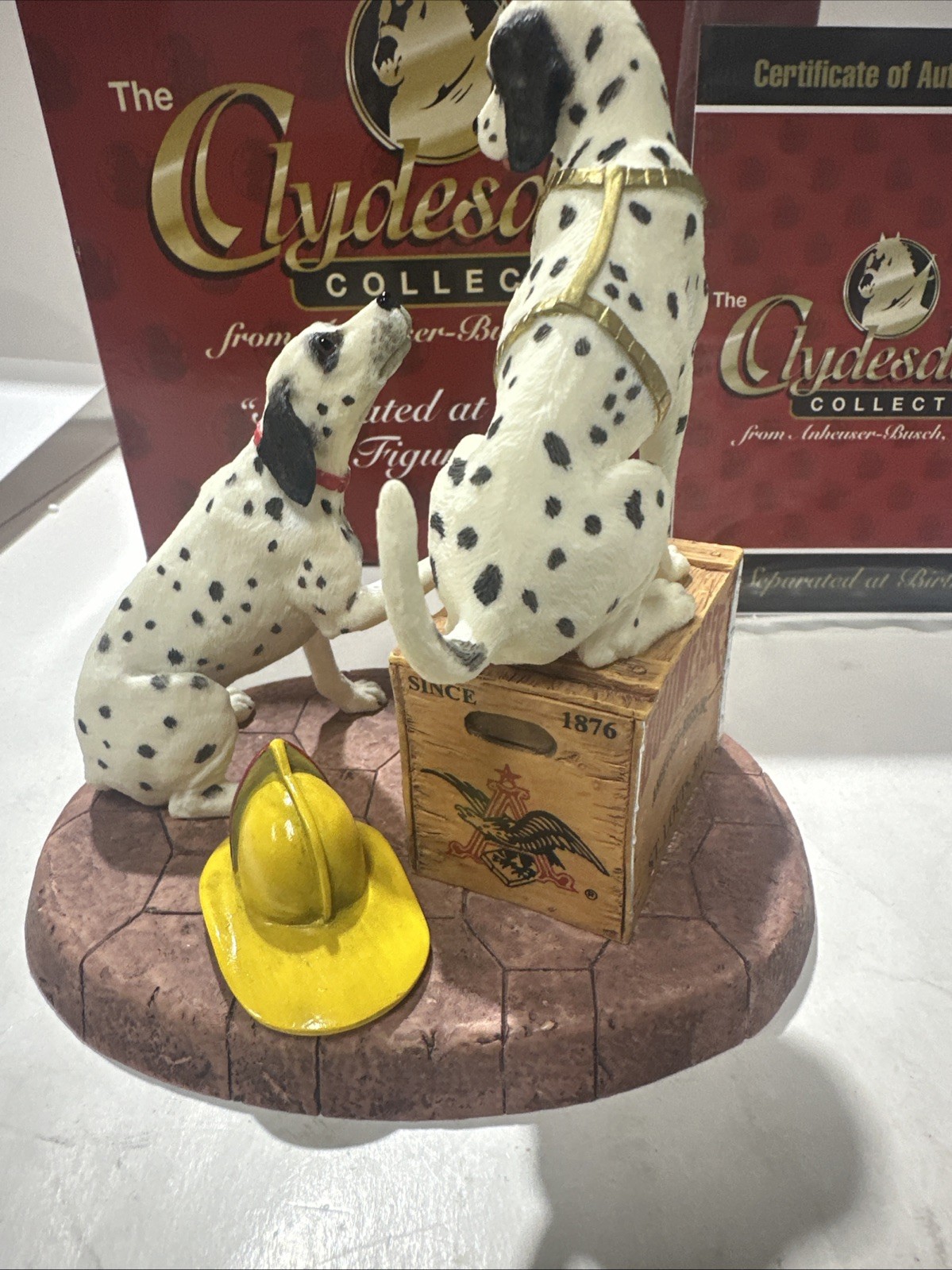 2000 ANHEUSER-BUSCH The Clydesdale Collection SEPERATED AT BIRTH w/ Box + COA