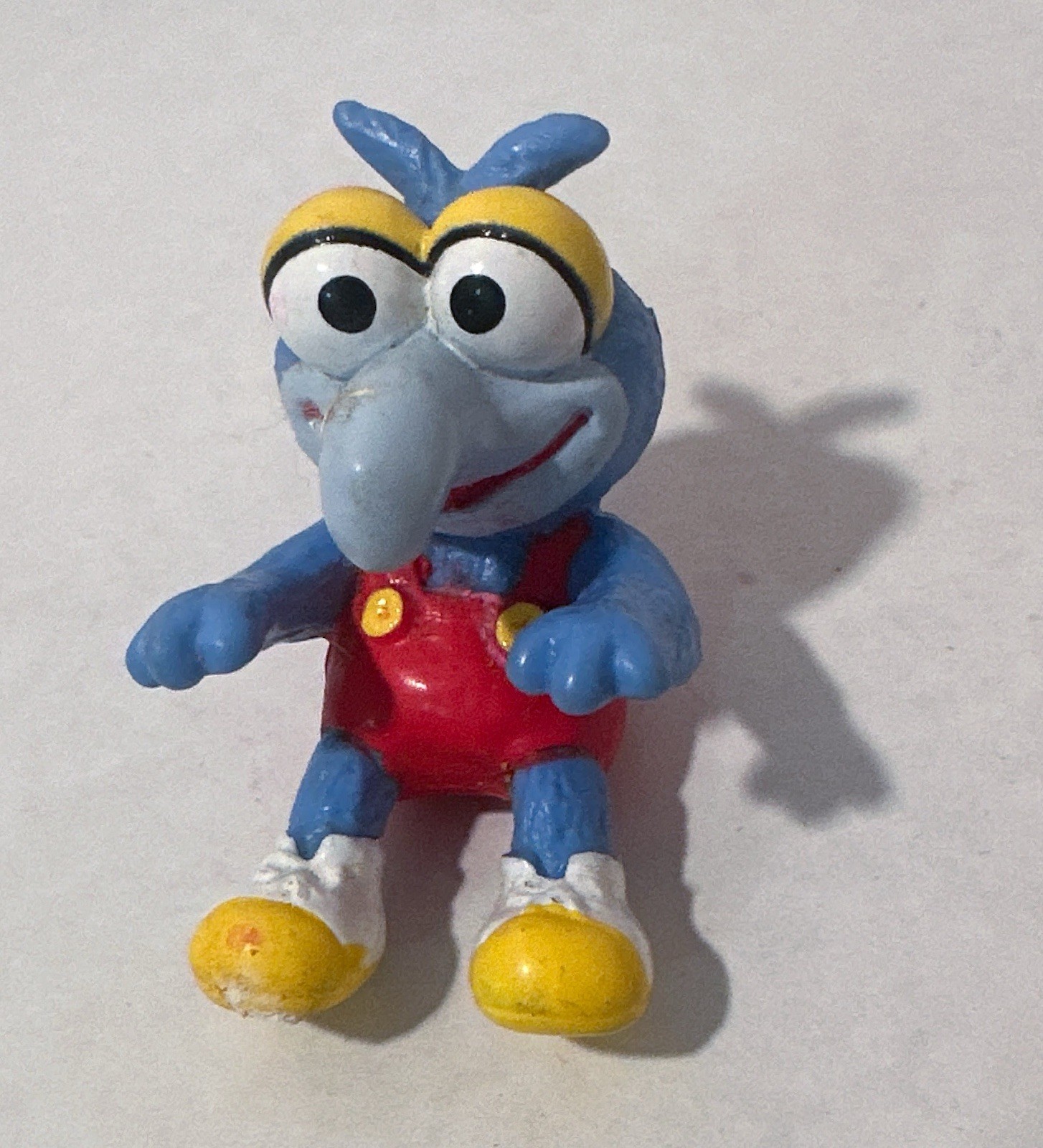 1986 Gonzo Muppet Shelf Sitter Display Figurine Mini Trinket Old Cartoons Retro