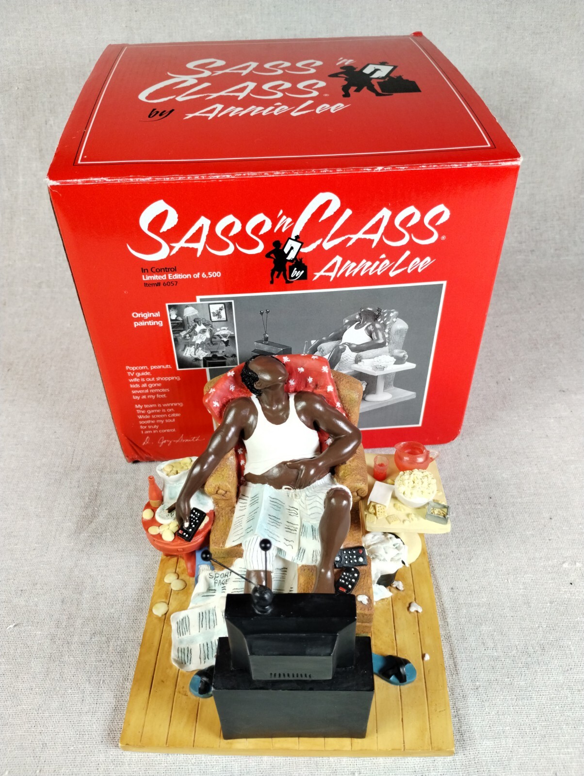 Annie Lee Sass n’ Class Figurine “In Control” #6057 Limited Edition Original Box