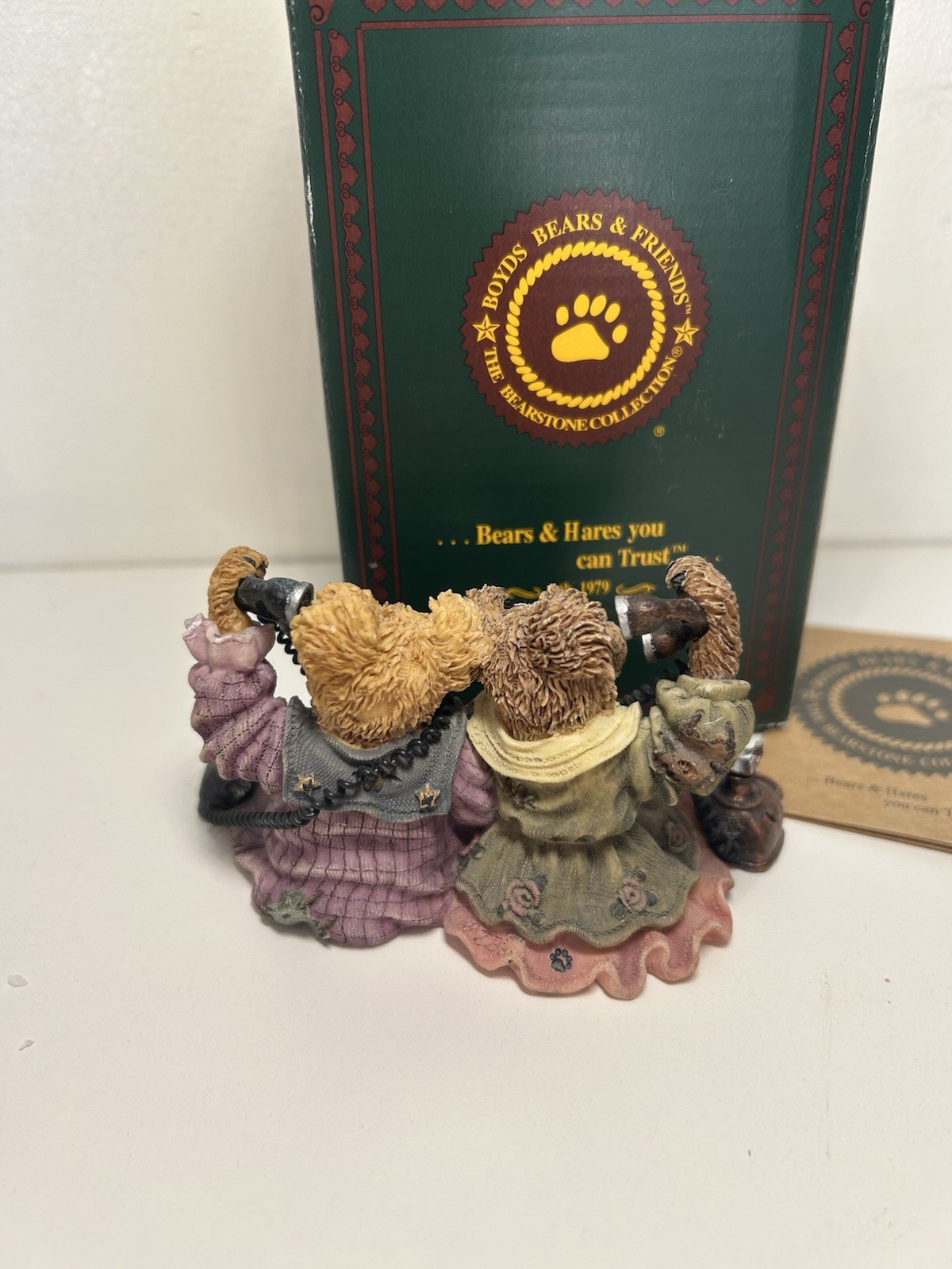 Boyds Bears “Alexandra and Belle Telephone Tied” NIB #227720