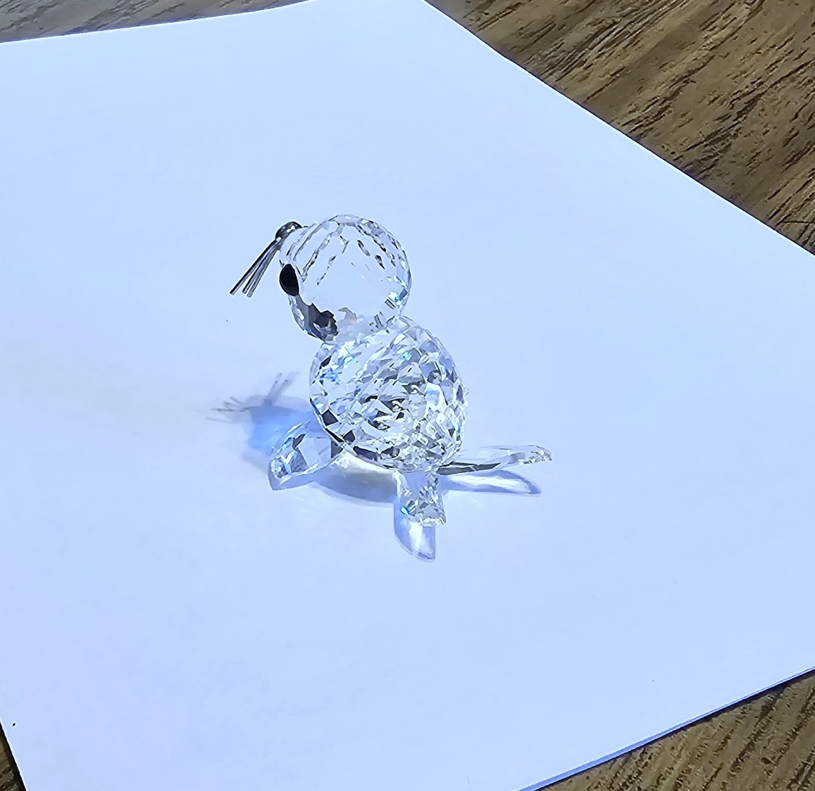 🦭 Swarovski Crystal Kingdom of Ice & Snow Baby Seal Pup Figurine, Silver- tone