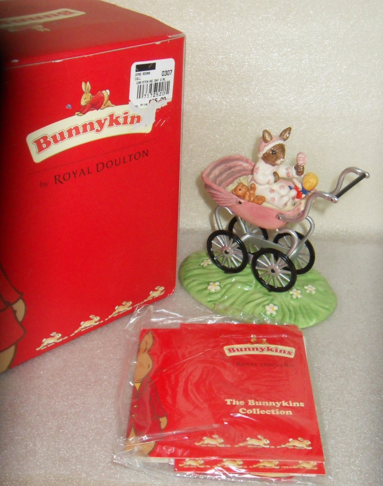 Royal Doulton Porcelain Bunnykins Occasions Collection CHRISTENING DAY Figurine