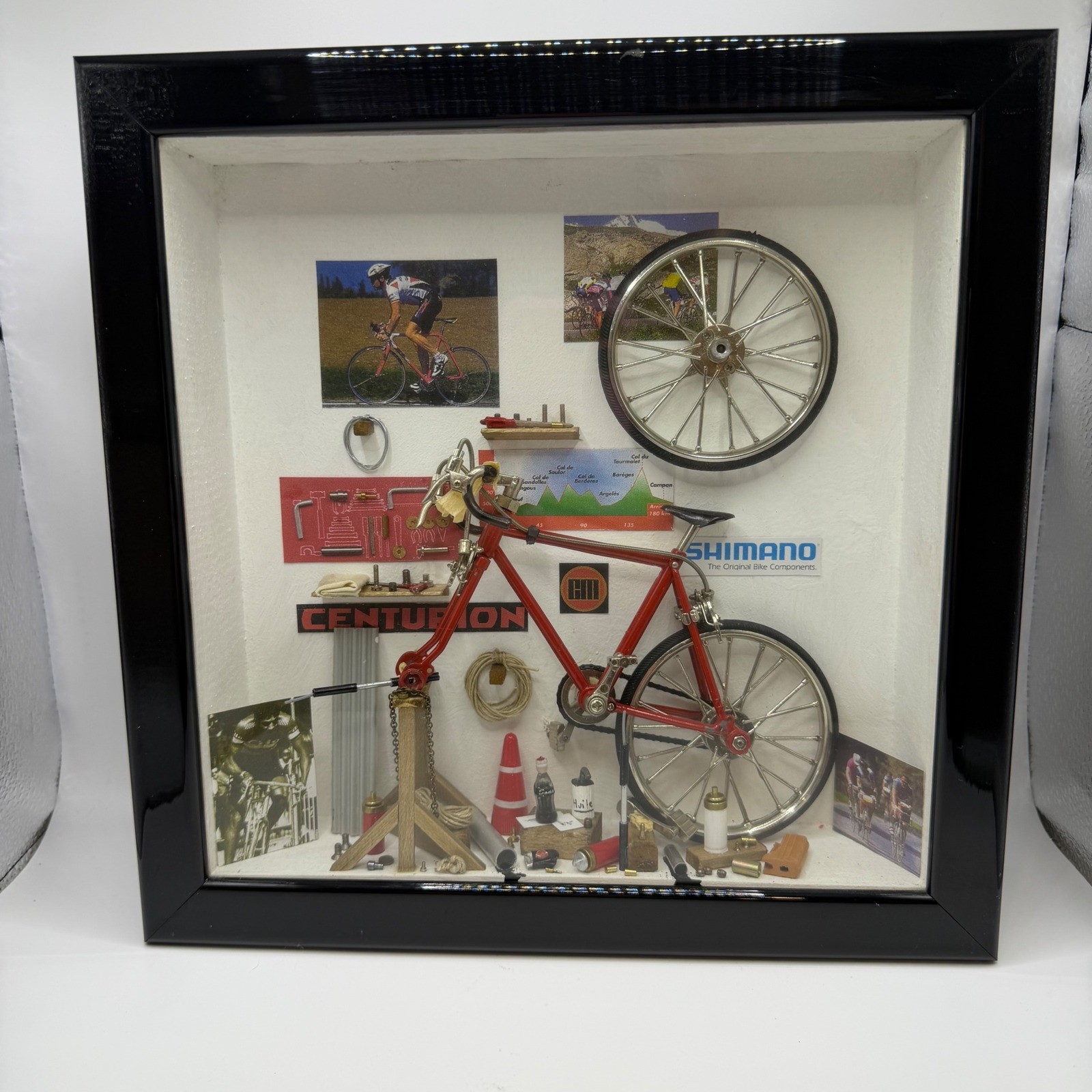Patrick Richard Bike Shed Shadow Box RA Collection La Ruée Vers L’Art France COA