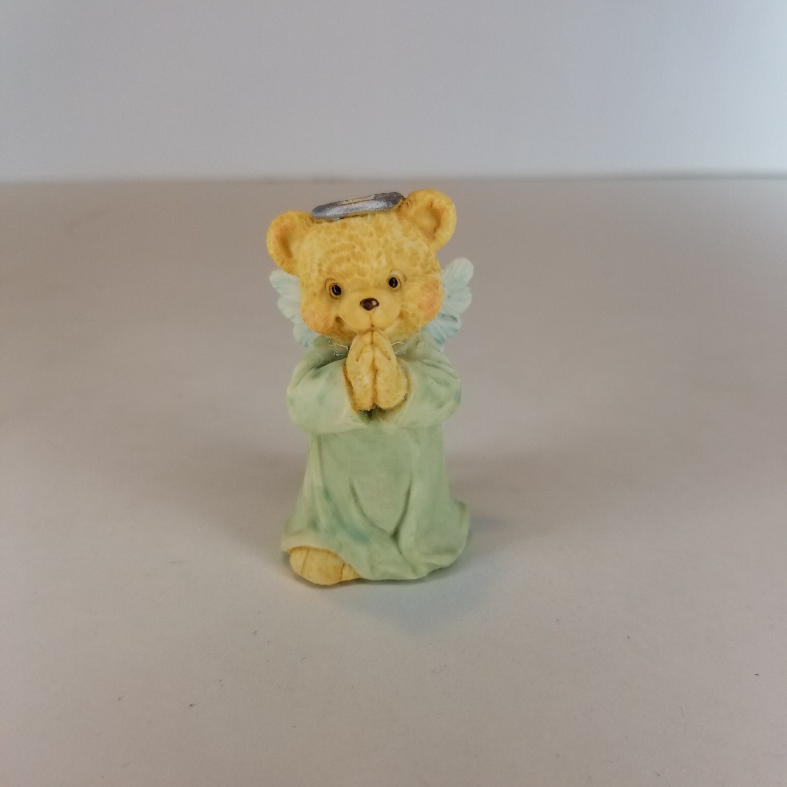 Vintage Angel Teddy Babies Mini Miniature praying bear hands Approx2.5″Figurine.
