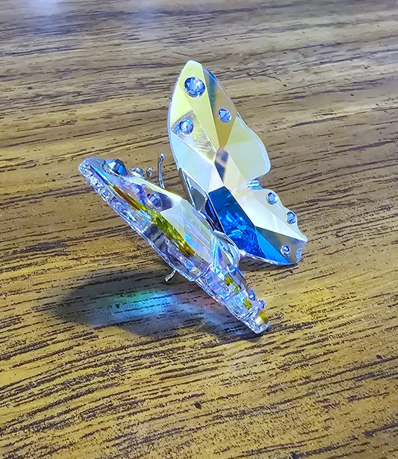 🦋 Swarovski Crystal 2026 Arianna Grande, Aurora Borealis Butterfly Figurine NIB