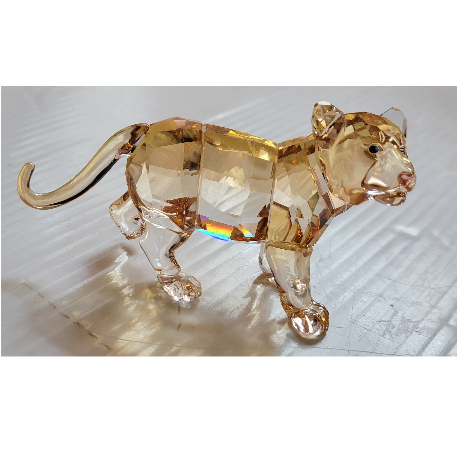 Artist Signed ! Swarovski SCS Annual Ed. 2010 TIGER Jung Cub Standing FLAW Rare