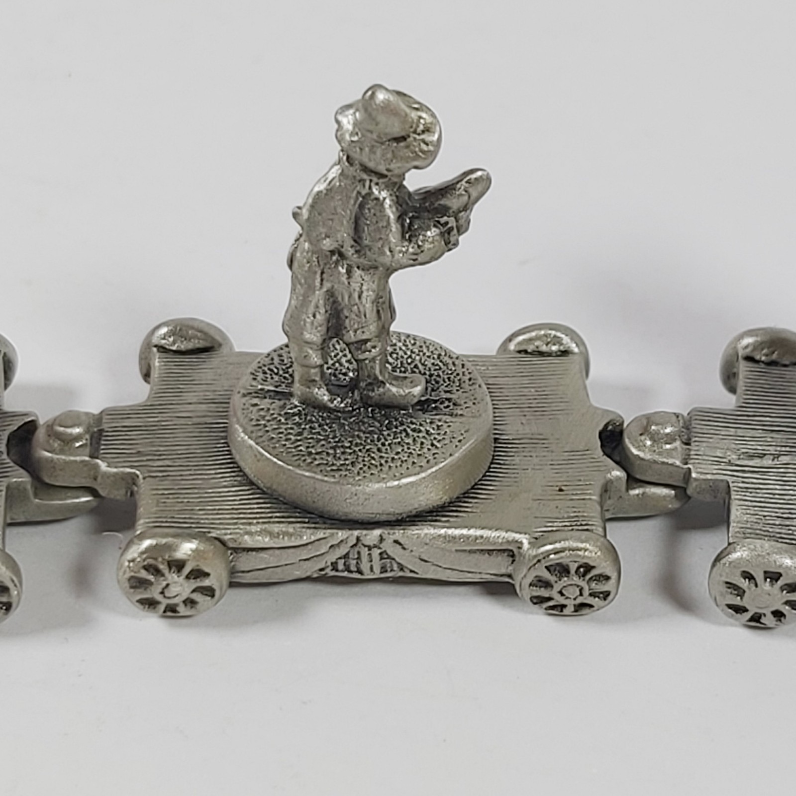 Wizard Of Oz Miniature 6 Piece Pewter Train Set L. Frank Baum Family Trust