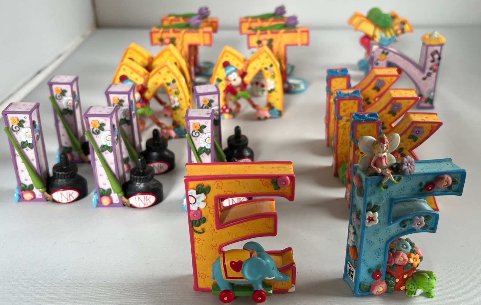 Vintage Mary Engelbreit Alphabet Resin Letters 1999 Pick Any 4