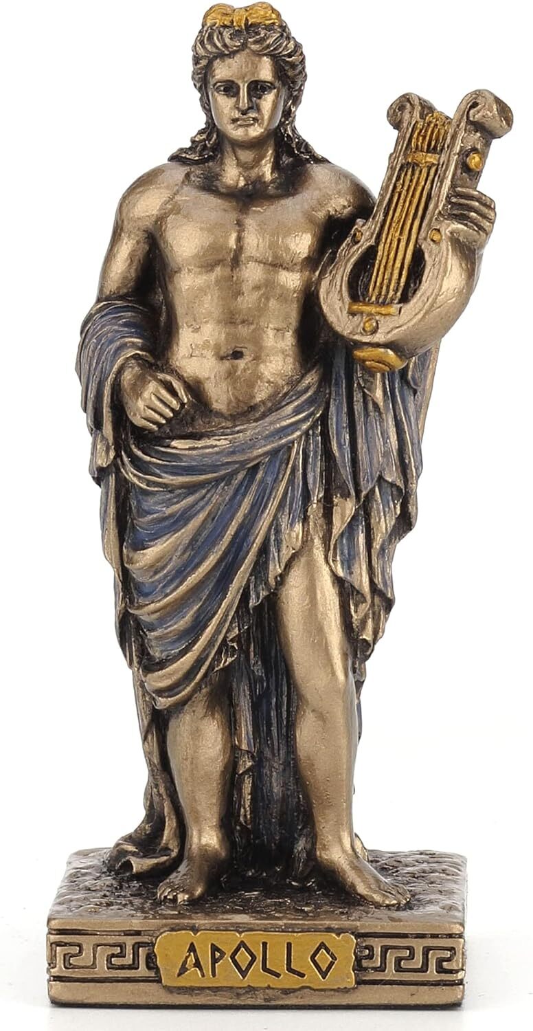 Veronese Design Greek Gods Miniature Figurine (Apollo, Bronze)