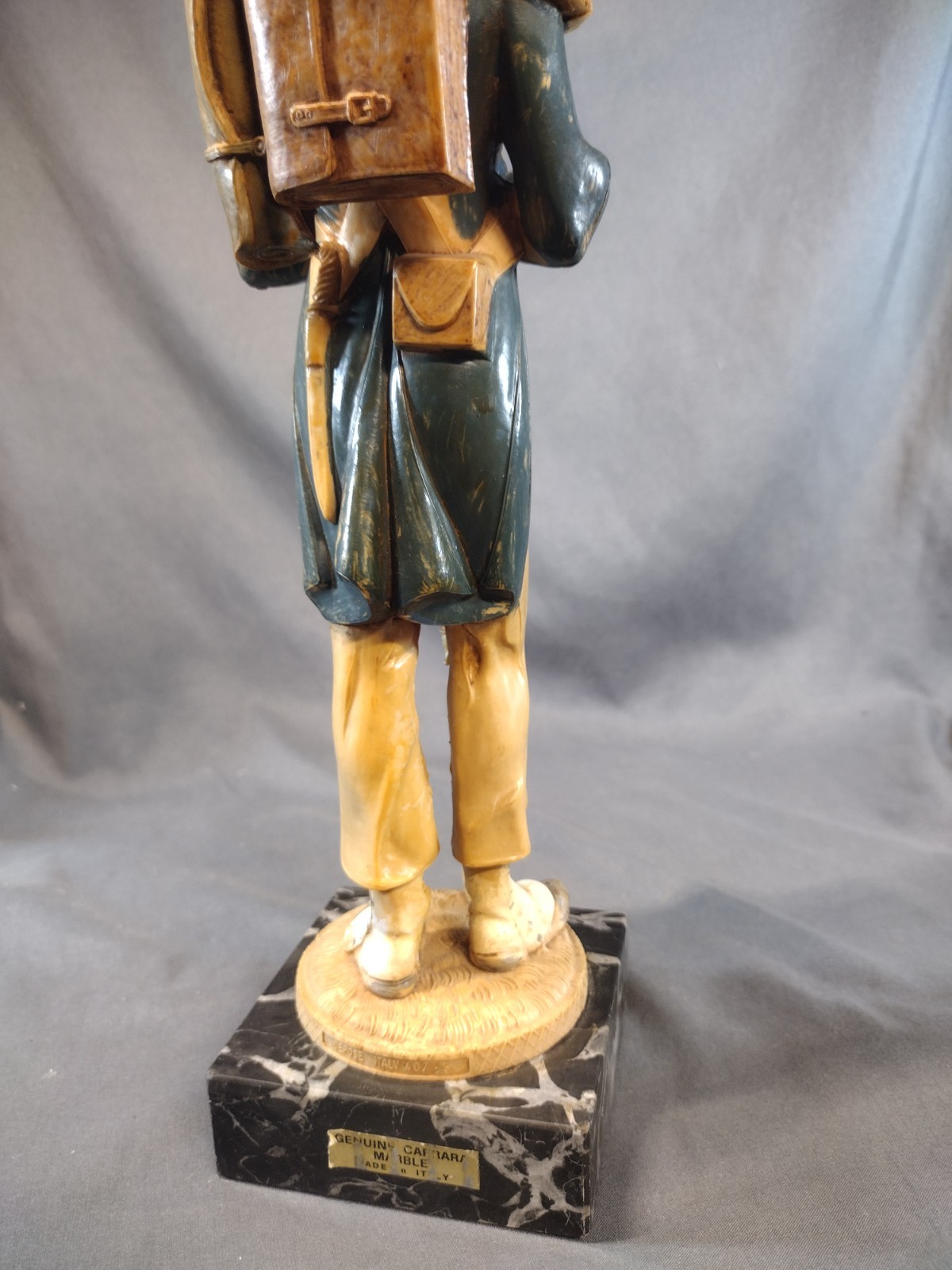 Vintage Fontanini Fusilier Italian Soldier Statue Figure Hand Painted PVC 13.5″