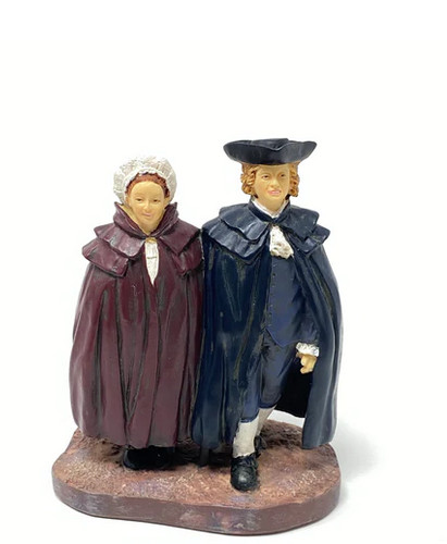 Colonial Williamsburg Winter Couple Lang & Wise