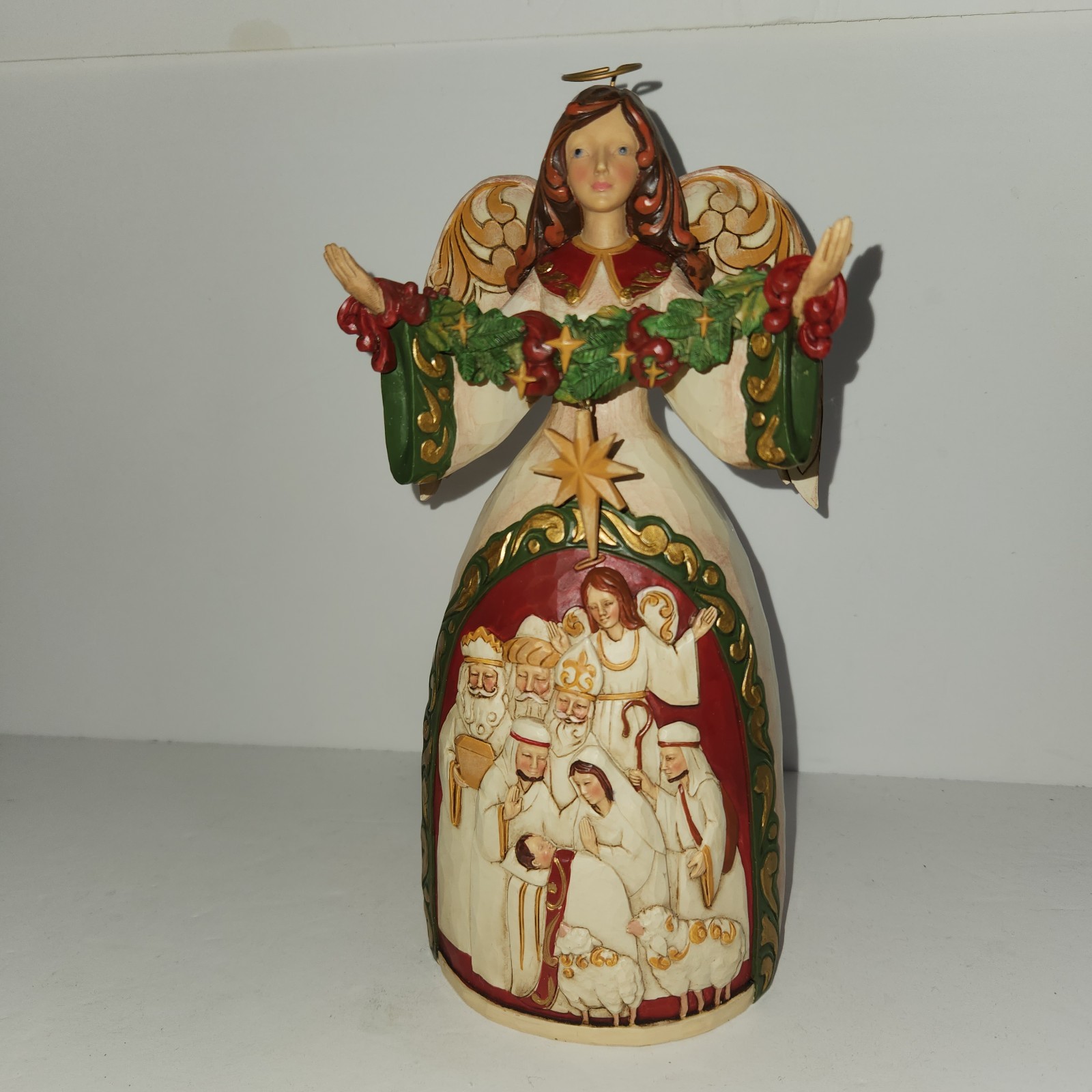 NEW Jim Shore Heartwood Creek Angel Figurine Star Of Wonder Nativity Scene RARE