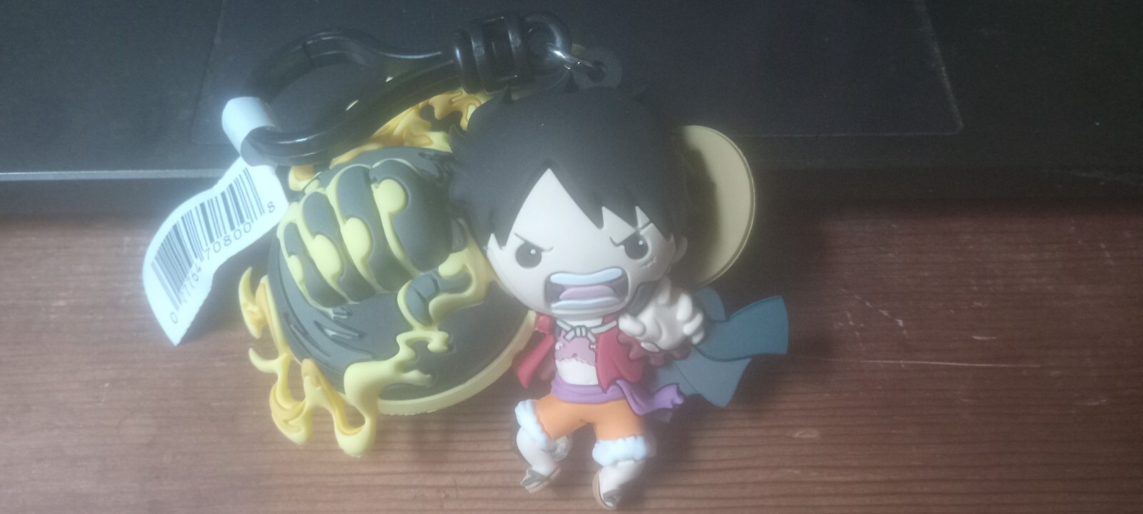 One Piece Series 5 Figural Bag Clip 3 Inch Luffy