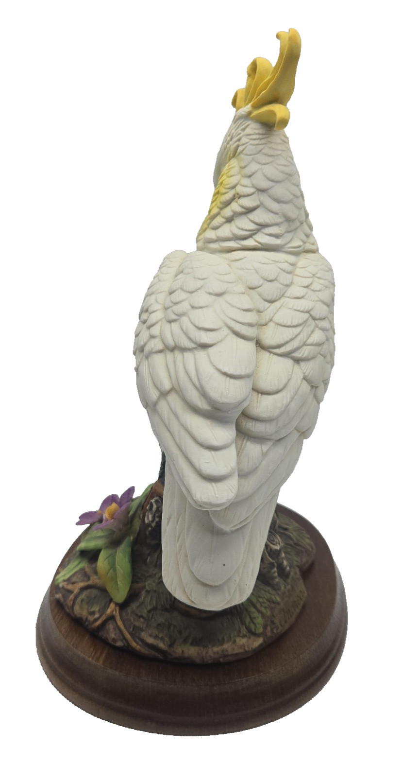 Andrea by Sadek Yellow Cockatoo Parrot Figurine Made in Japan #6643 *READ*