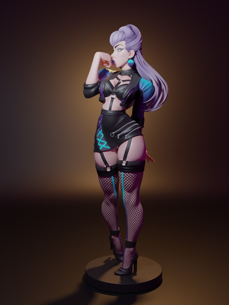 ES Monster – KDA.Evelvnn NSFW Resin 1:24-1:4 Unpainted Model Kit FREE SHIPPING