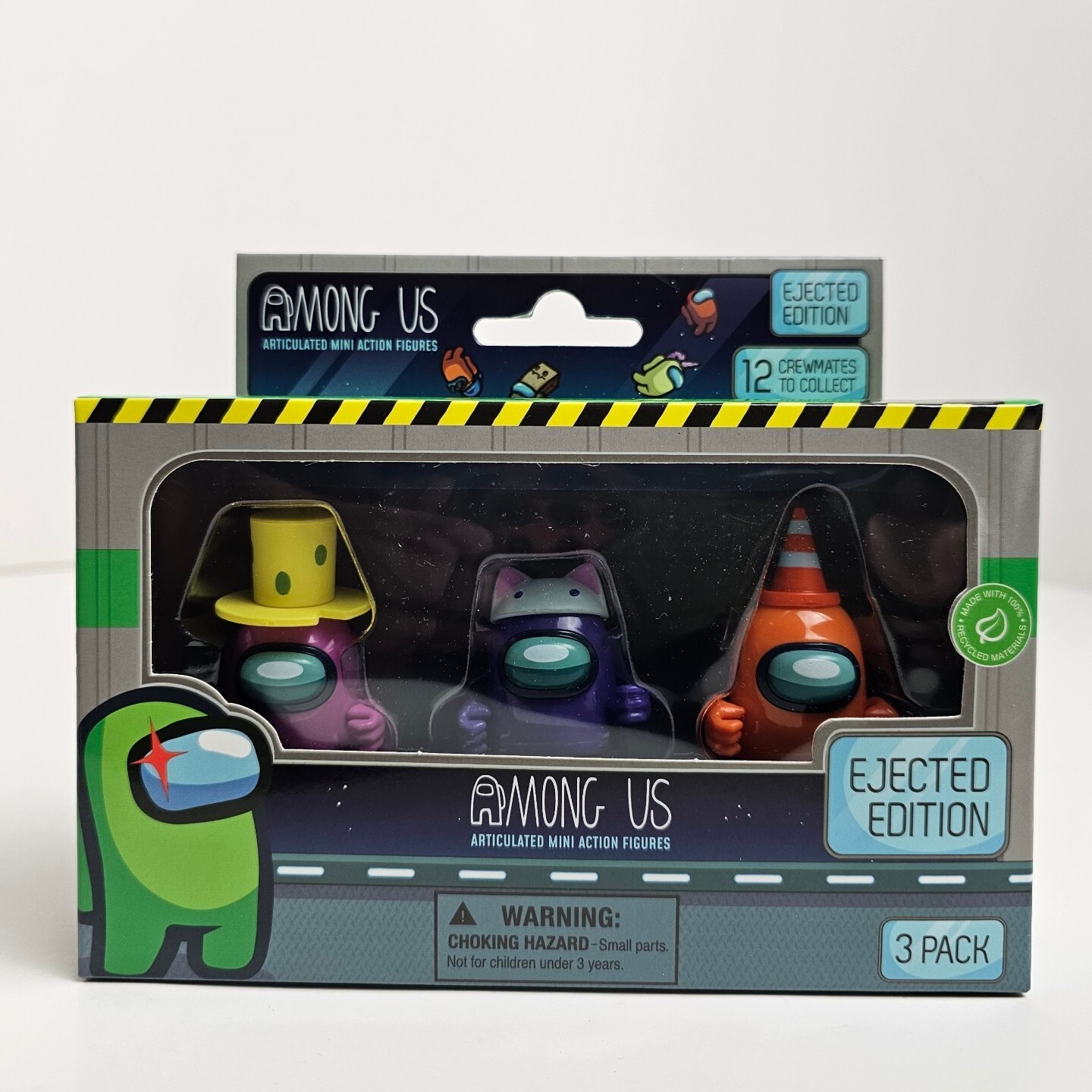 Among Us 3 Pack Mini Figures Ejected Edition (Brand New!!) 2023 Toikido