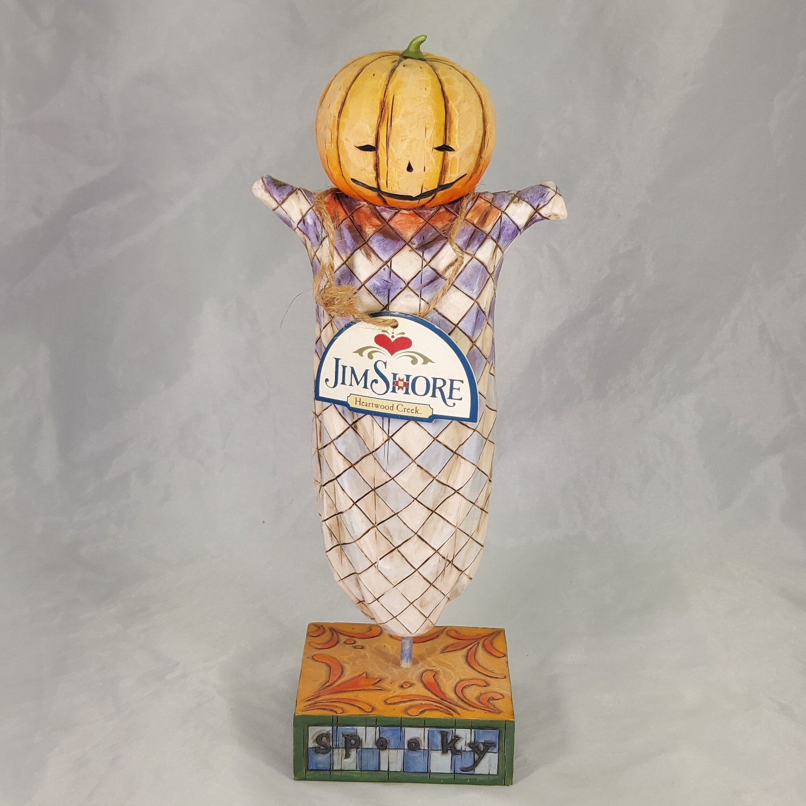 Jim Shore Halloween Spooky Pumpkin Ghost Figurine – Heartwood Creek Vintage 2004