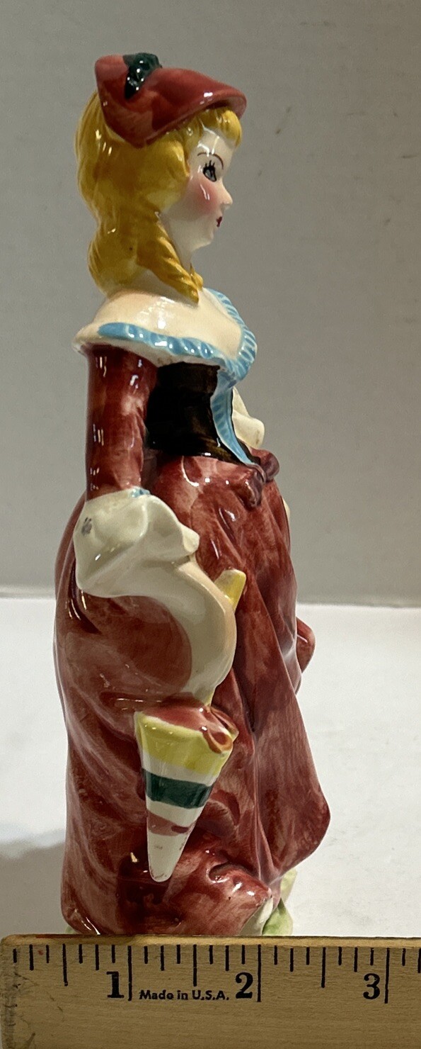 Vintage Lady Figure. Japan. Great Condition RARE ANTIQUE 1950’s (LB-2)