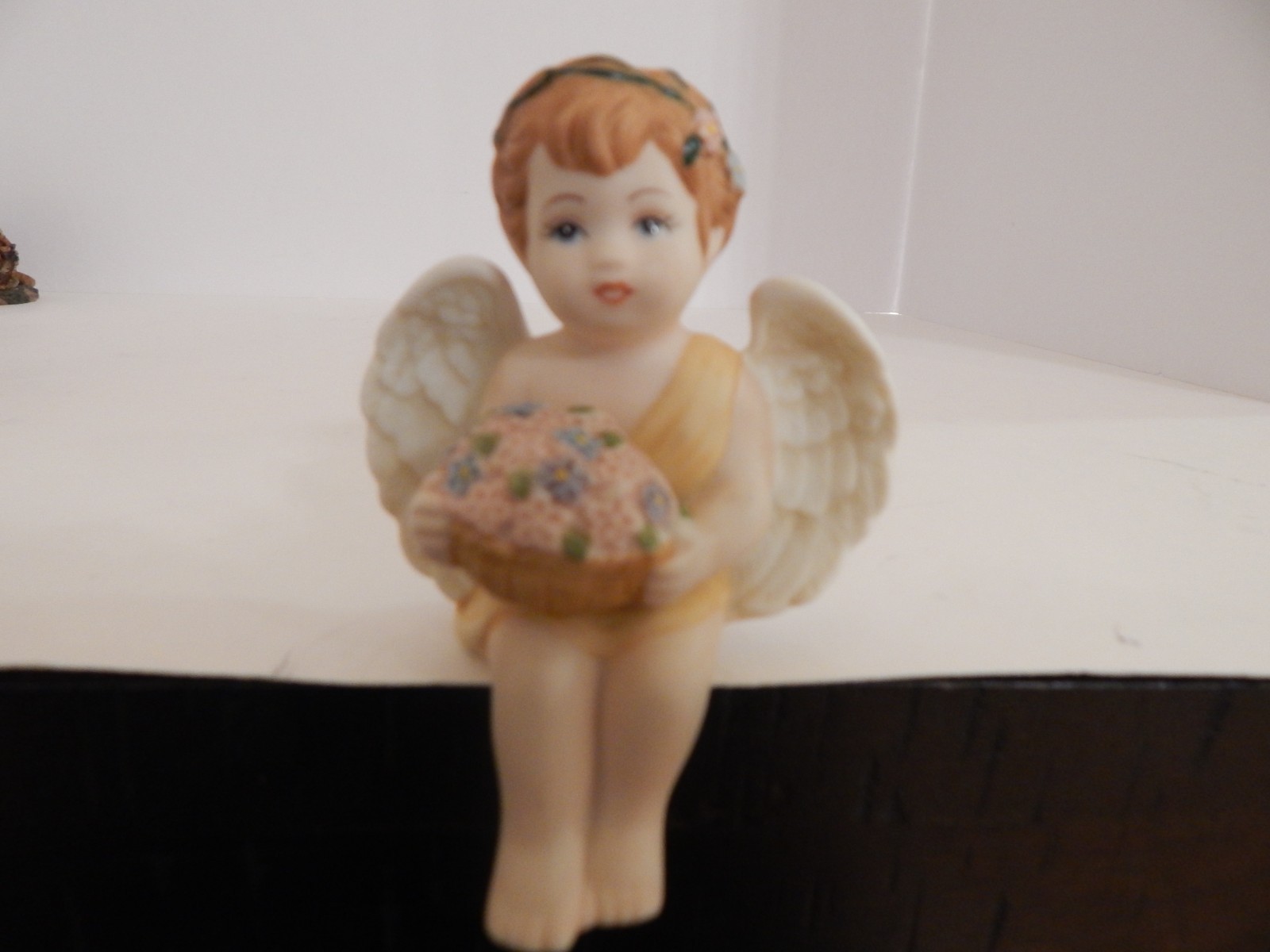 Vintage Homco Heavenly Cherub Shelf Angel Figurine