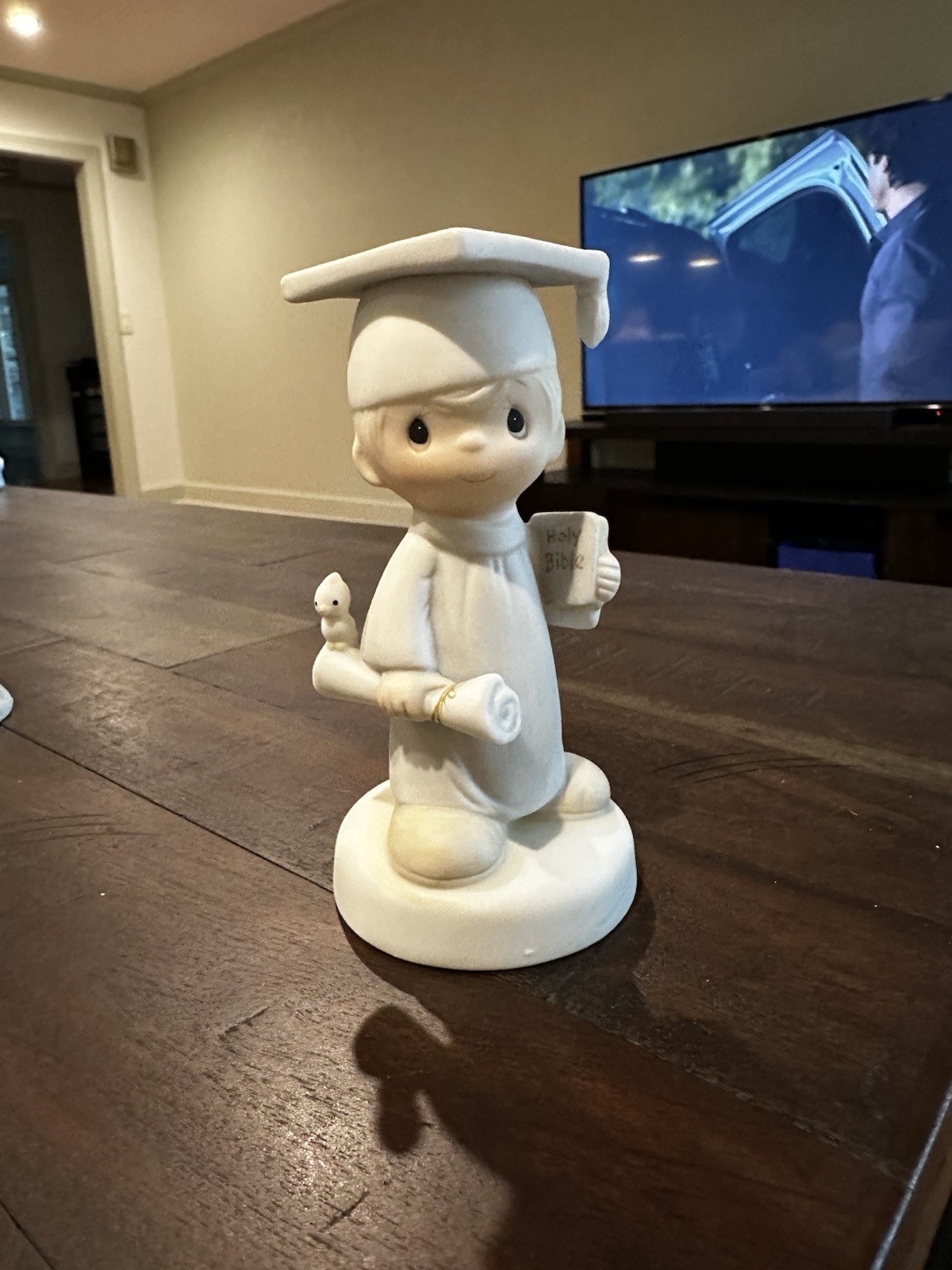 Jonathan And David, The Lord Bless You And Keep You 1980 Figurine Graduation ￼