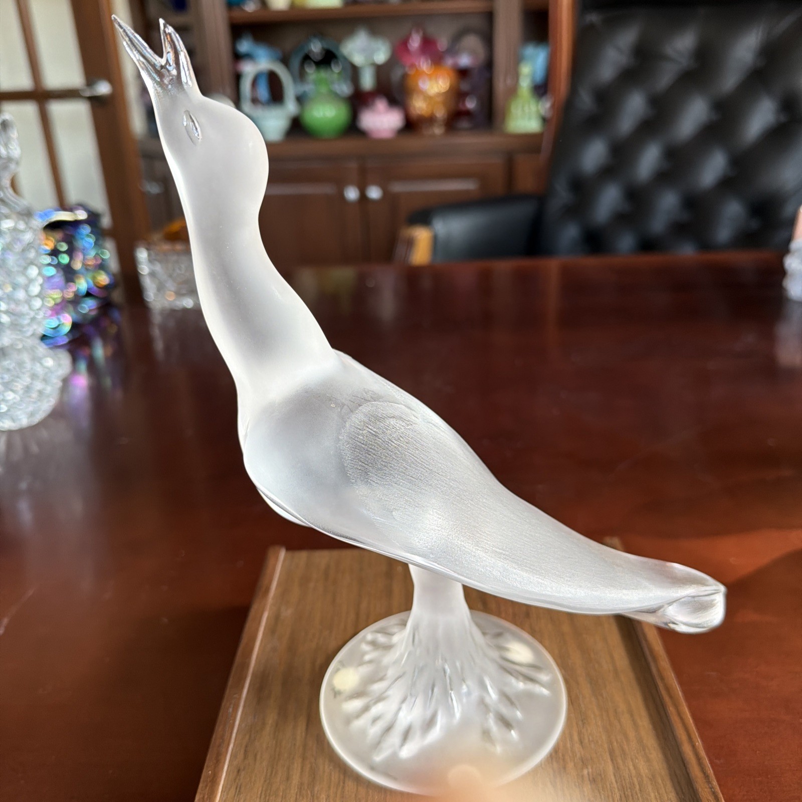 Lalique France “Daphnis” Chloe Seagull figurine