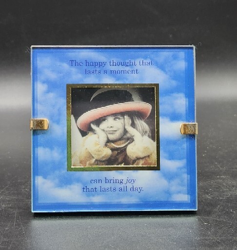Kim Anderson Picture Plaque “The Happy Thought..” Vintage 1990s