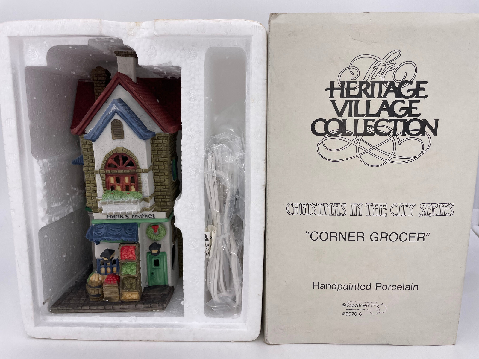 Department 56-Christmas in the City-Hank’s Market -59706