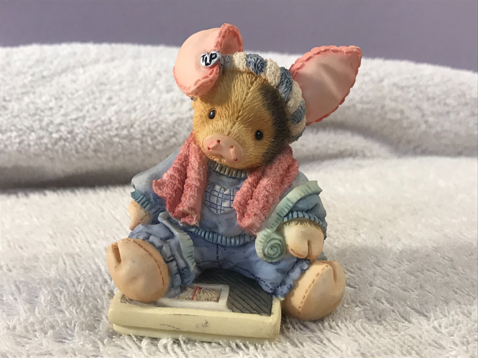 Figurine This Little Piggy TLP This piggy had none pig on scale PO3810