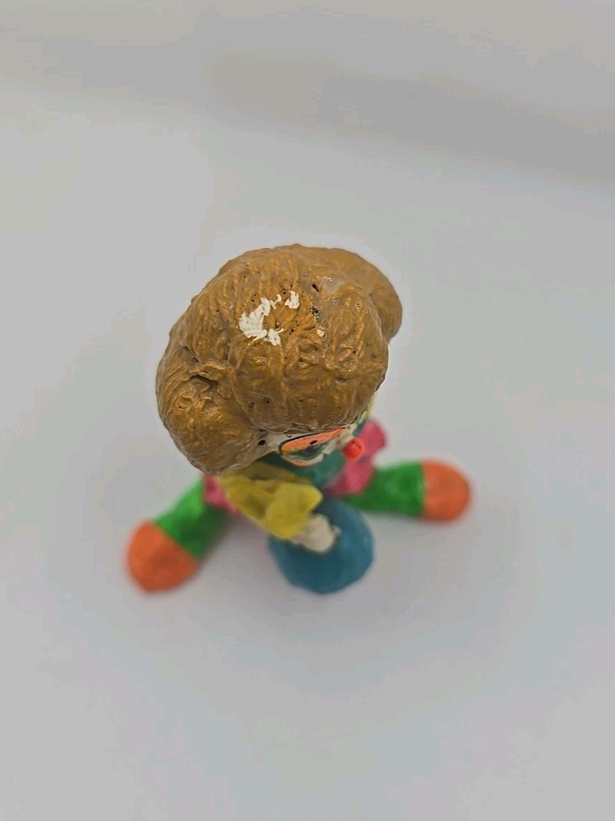 VTG Paper Mache Clown Bowling Whimsical Circus Decor
