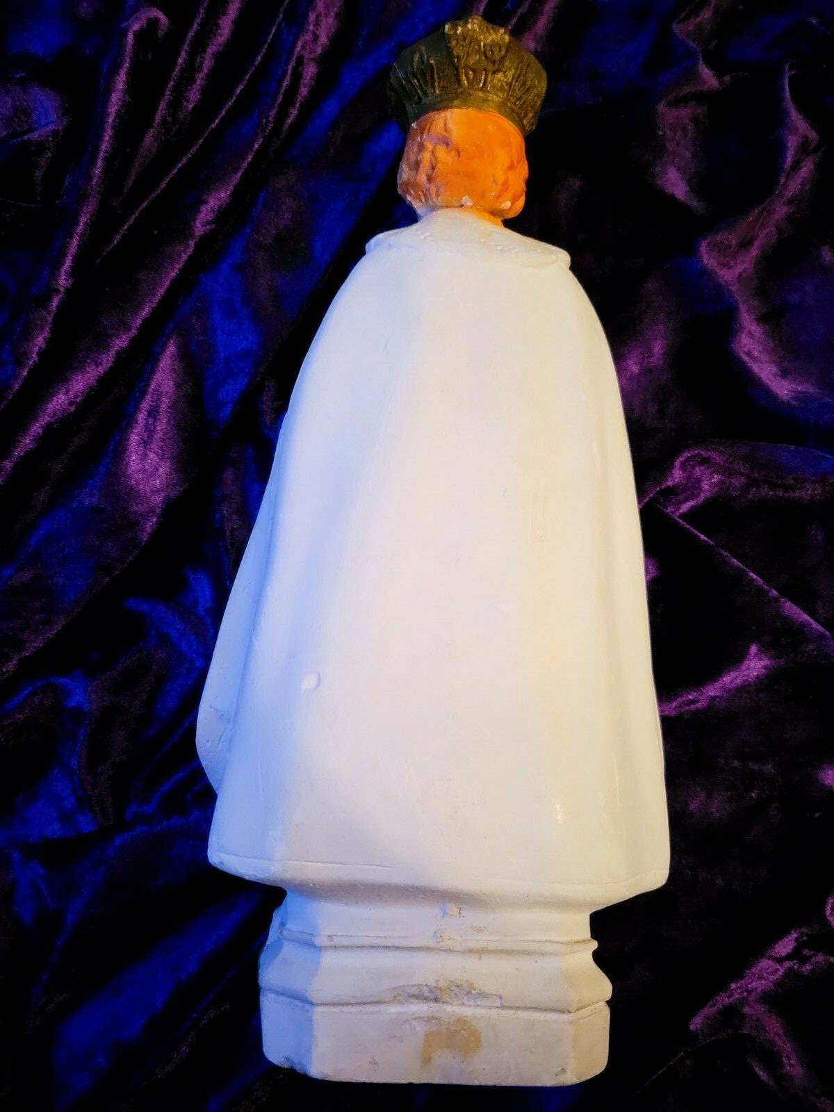 VINTAGE INFANT of PRAGUE STATUE 12x4x4 inches Heavy Ceramic baby Jesus 3 STATUES