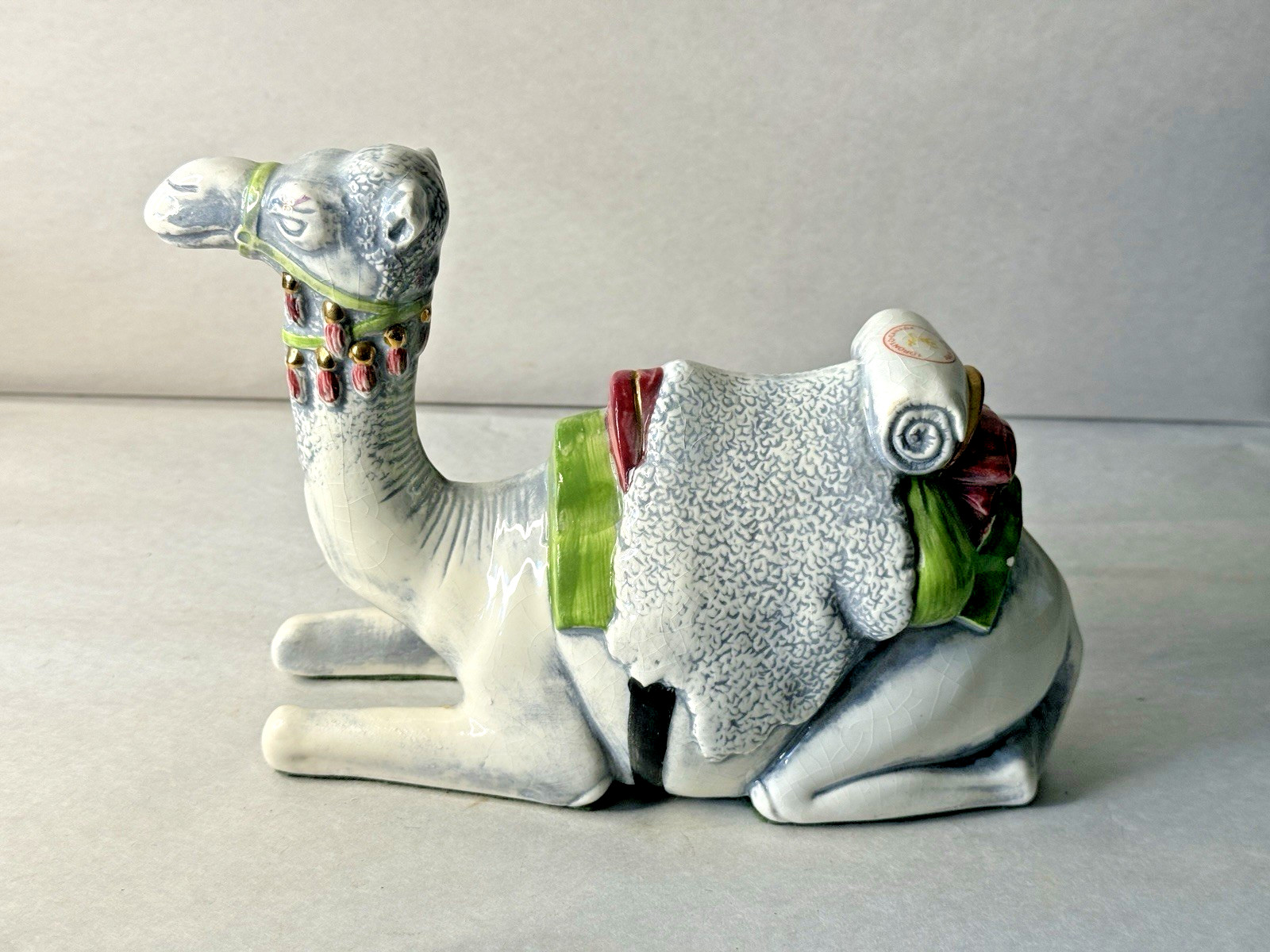 Vintage Shriners Canada Ceramic Camel Figurine Masonic Elizabethan Arts 1975