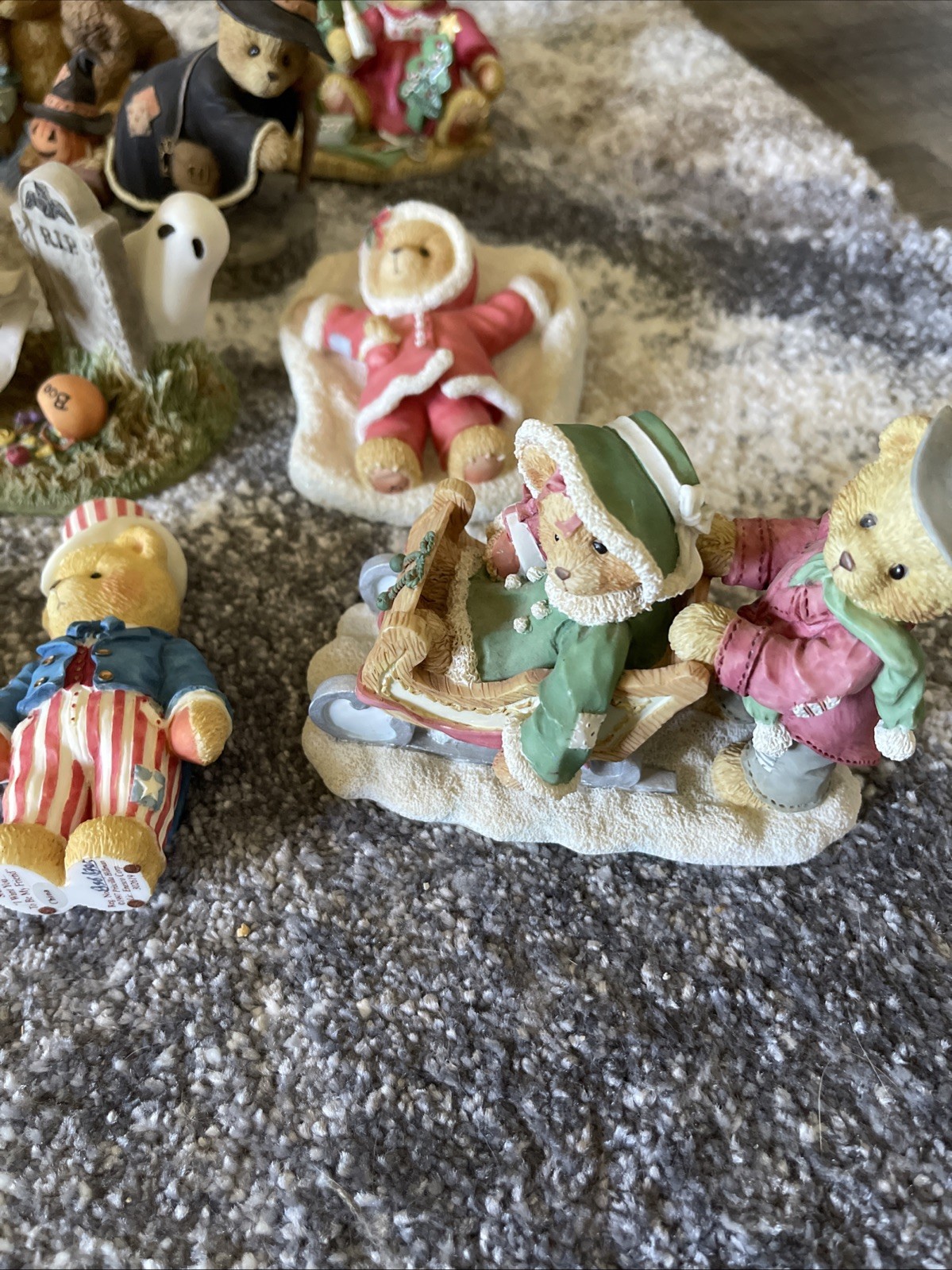 Enesco Cherished Teddies Lot of 18 Figurines 90s MIXED LOT