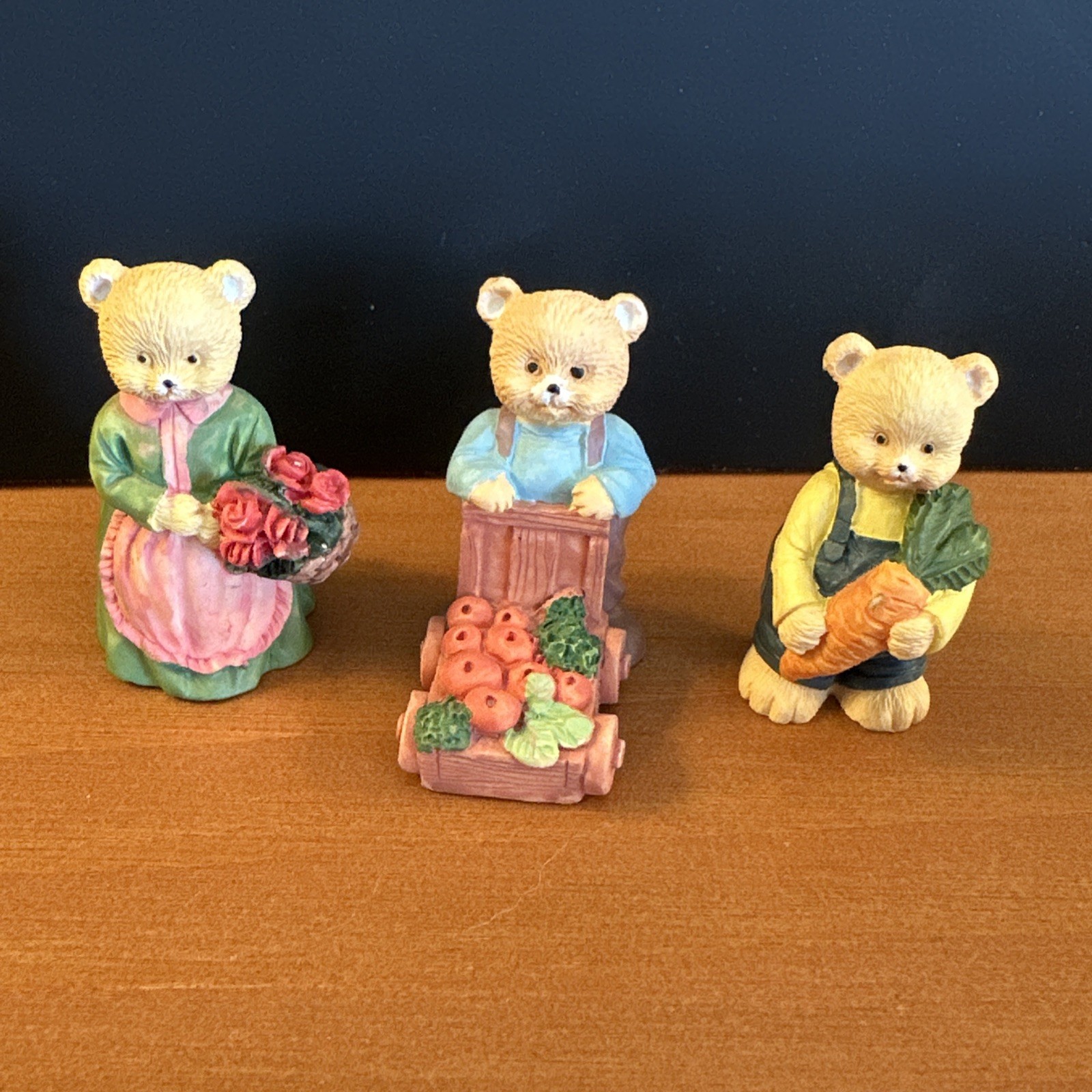 Teddy Bear 🧸 Family Figurines Complete Set Of 12