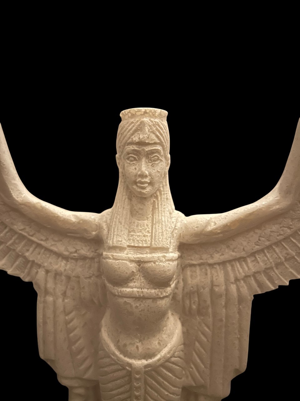 Unique Egyptian Standing Winged ISIS Goddess Statue – Goddess Of Motherhood