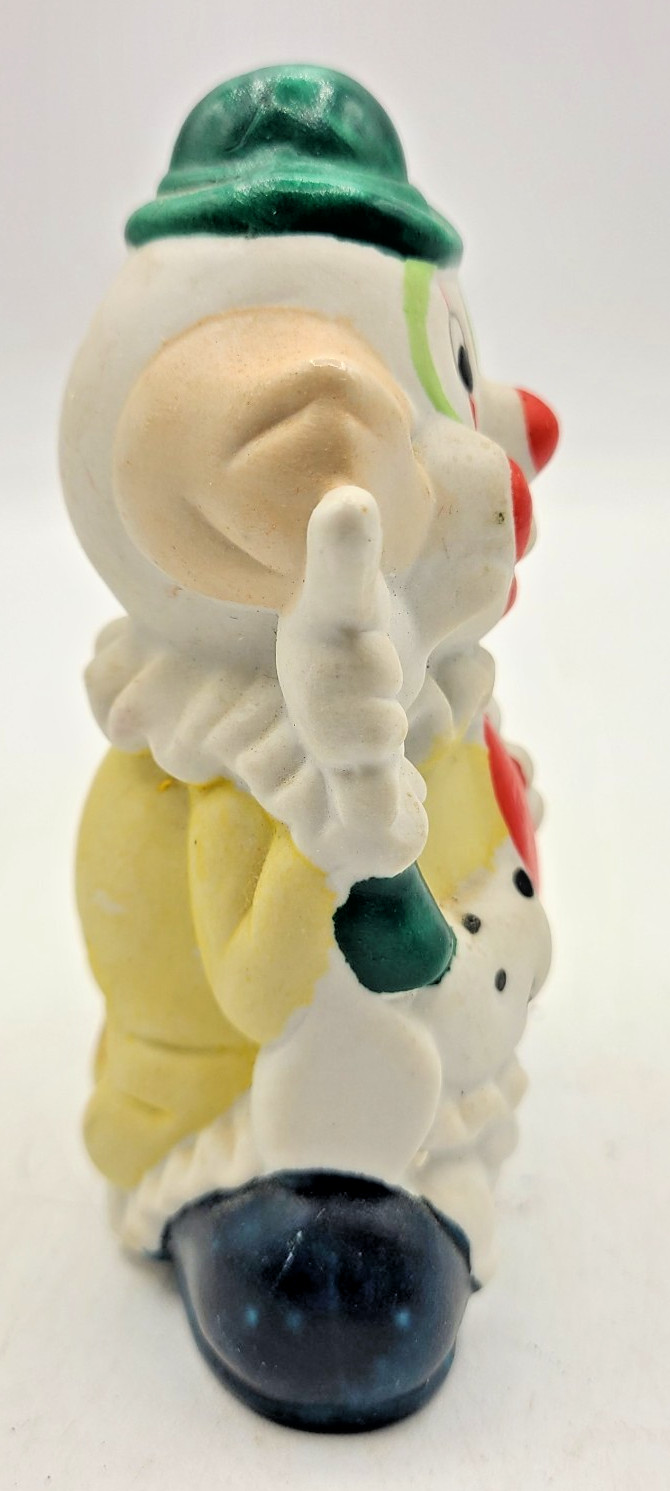VTG Retro Artmark Happy Clown Figurine Ceramic 4″ Made in Taiwan 70’s or 80’s