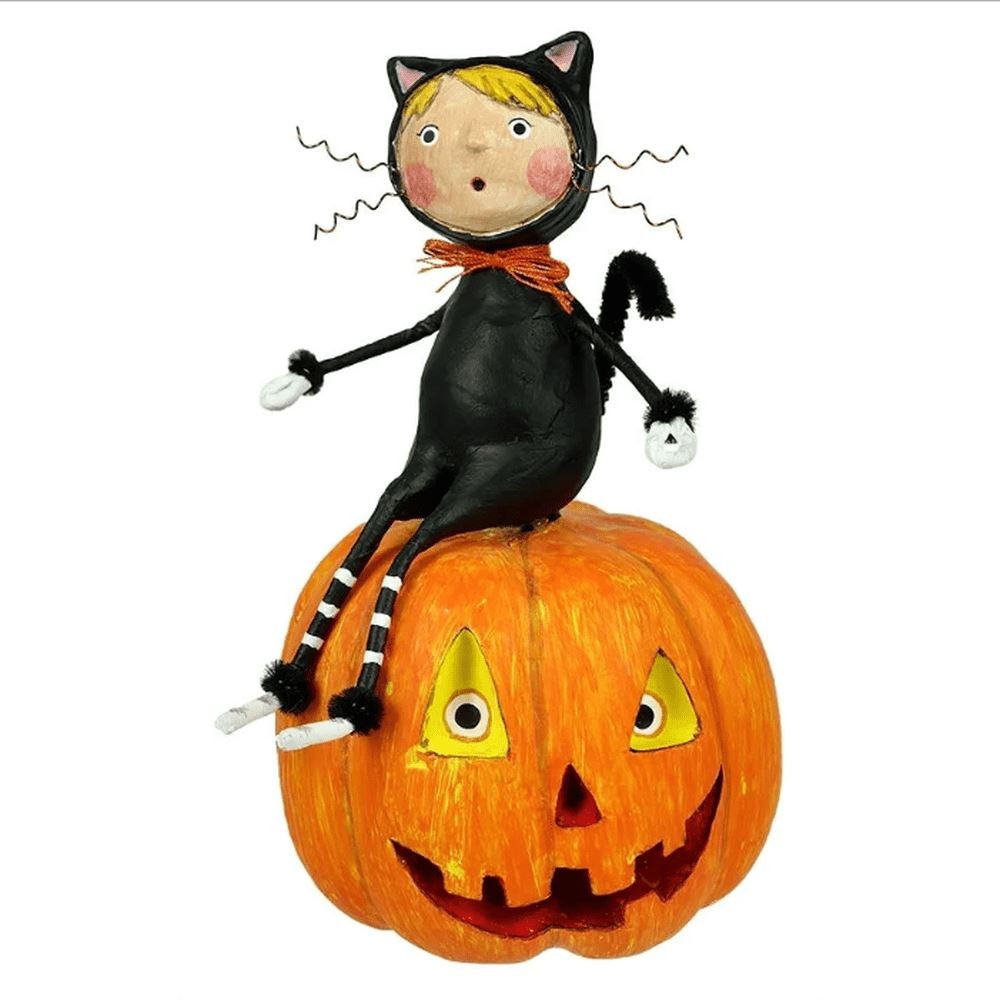 Lori Mitchell Halloween Collection Cat & Jack Figurine 11163