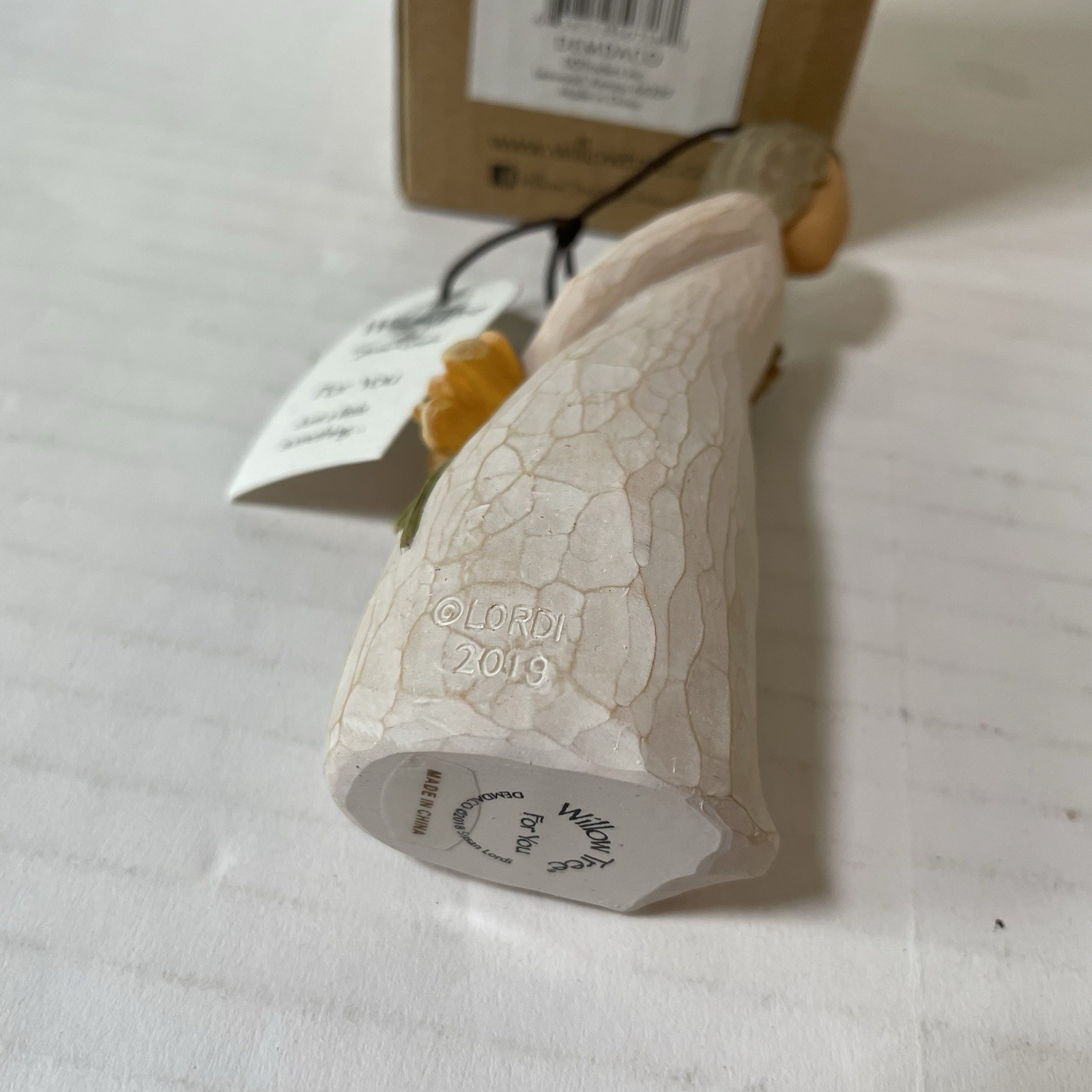 Willow Tree FOR YOU Ornament Sculpted Hand Painted Figure Girl Flowers In Box
