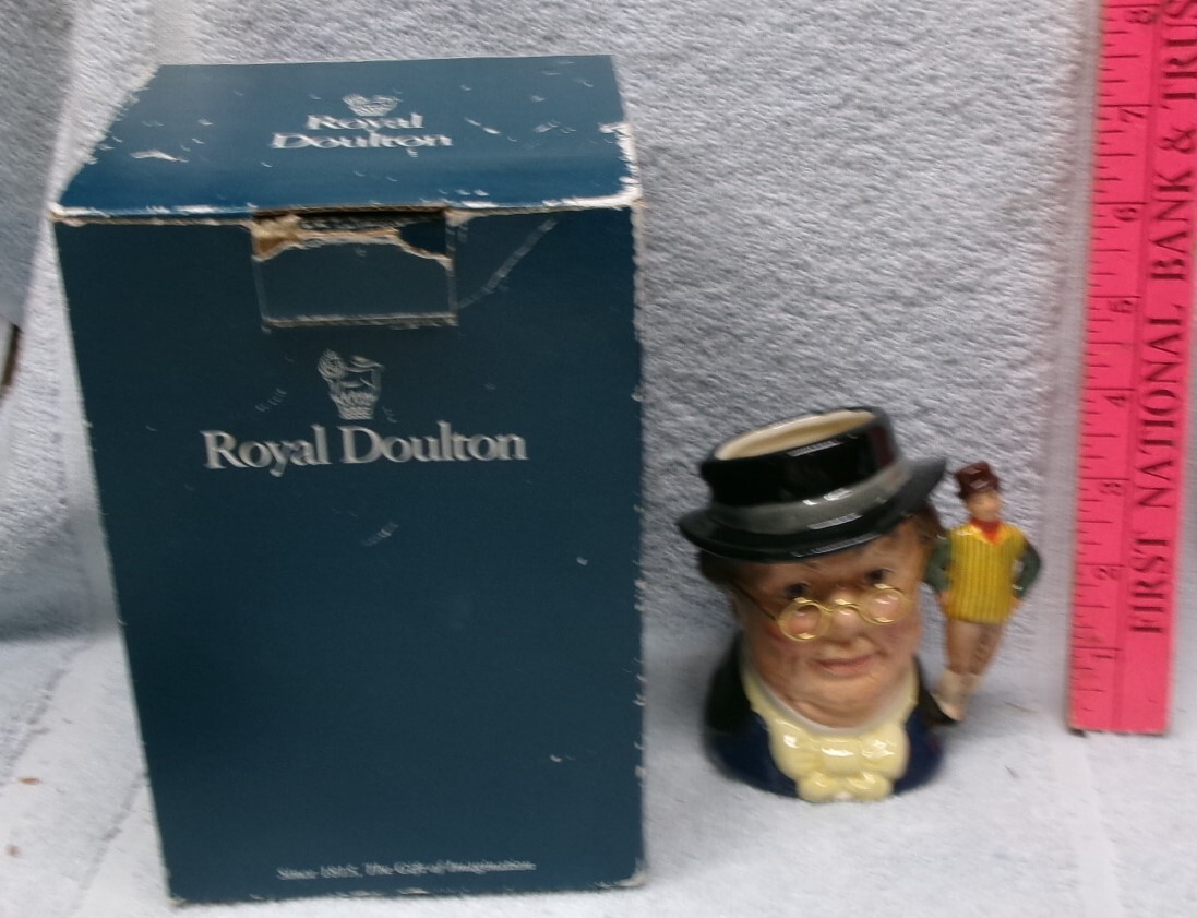 ** Vintage – Royal Doulton COLLECTORS CLUB – Mr Pickwick w Orig Box – 1995 – EXC