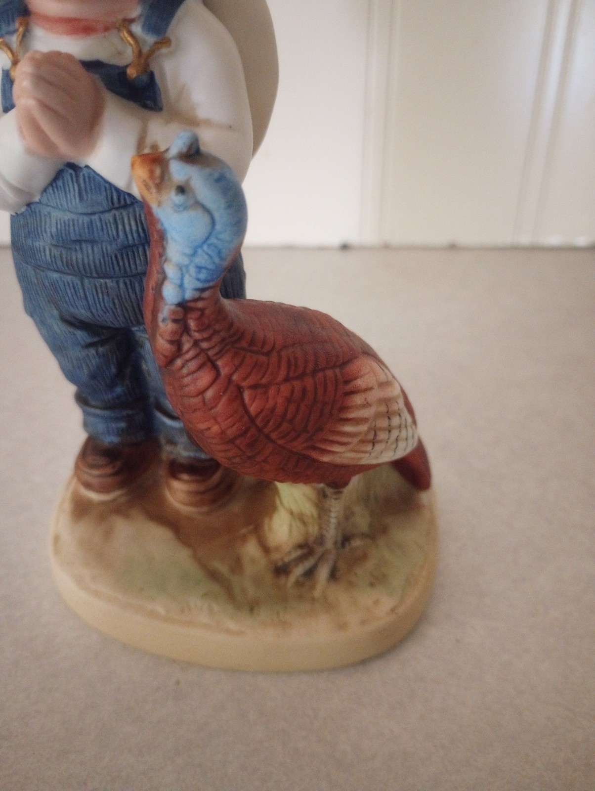 VINTAGE 1985 HOMCO DENIM DAYS RETIRED BOY AND TURKEY RETIRED