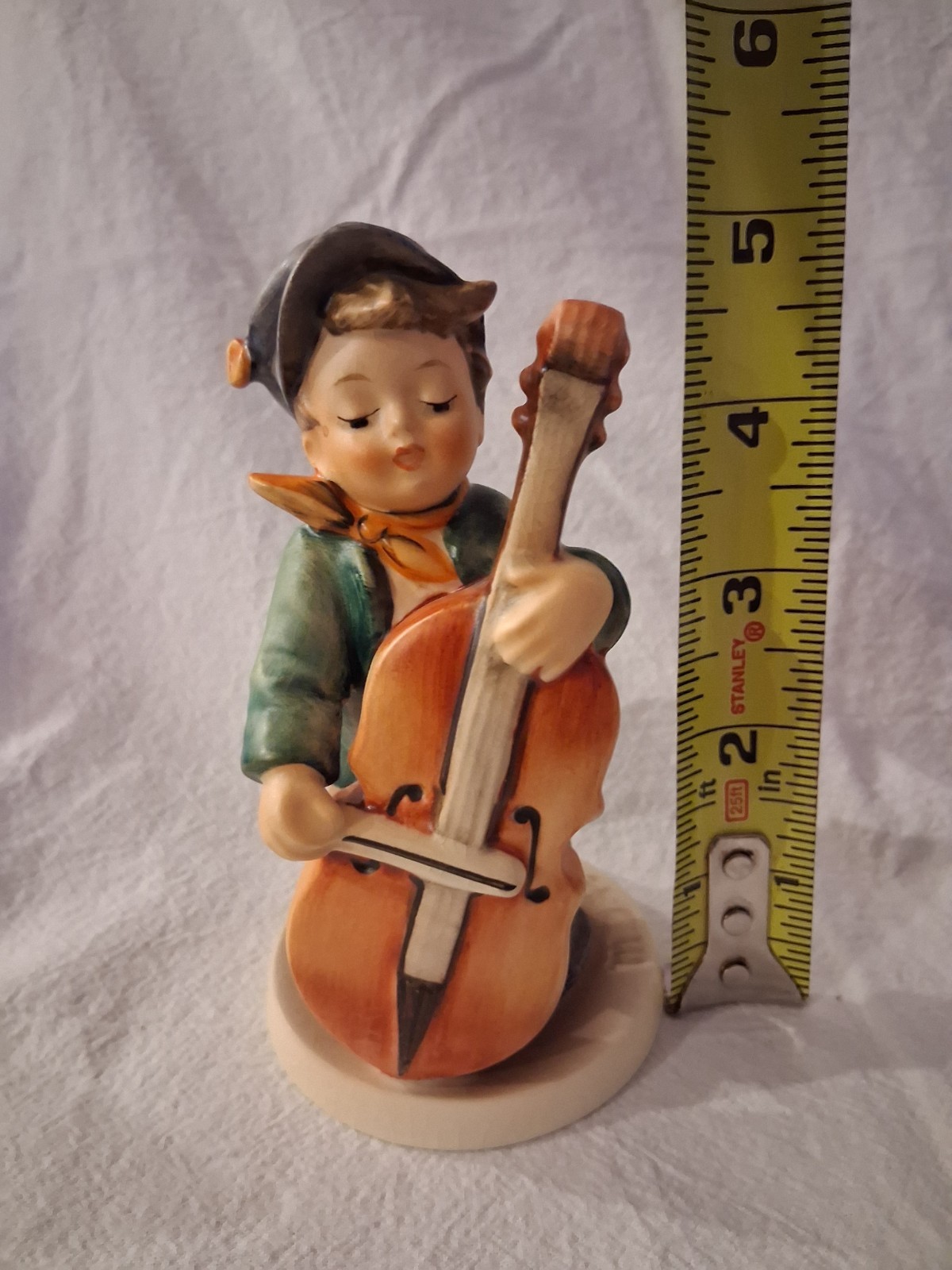 Vintage 1960s Hummel Goebel “Sweet Music” Boy with Cello #186, TMK-3