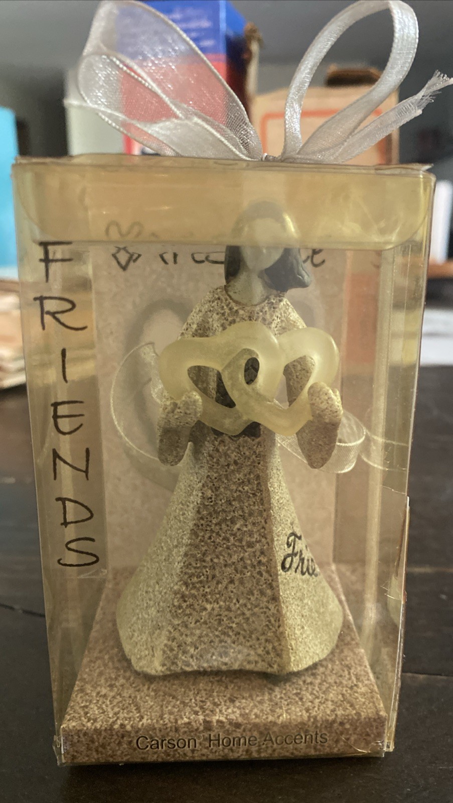 Art Stone “Friends” Glow Wishes Figure Carson Home Accents