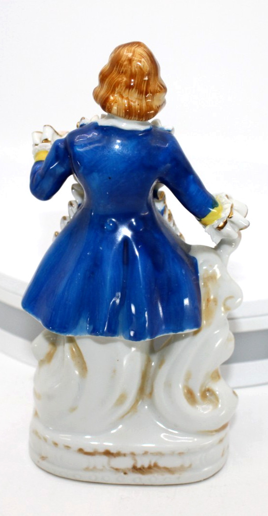 Victorian Man Colonial Historical 7” Figurine Occupied Japan Era 1945 Vintage