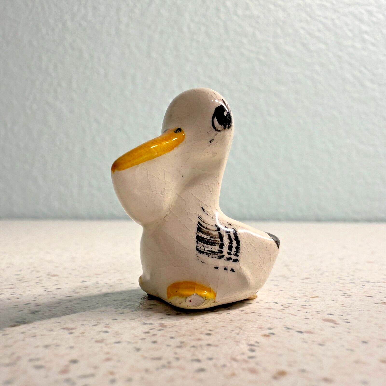 Vintage Philip Laureston Pelican 1.5″ Tall Miniature Figurine Bryony Babbacombe
