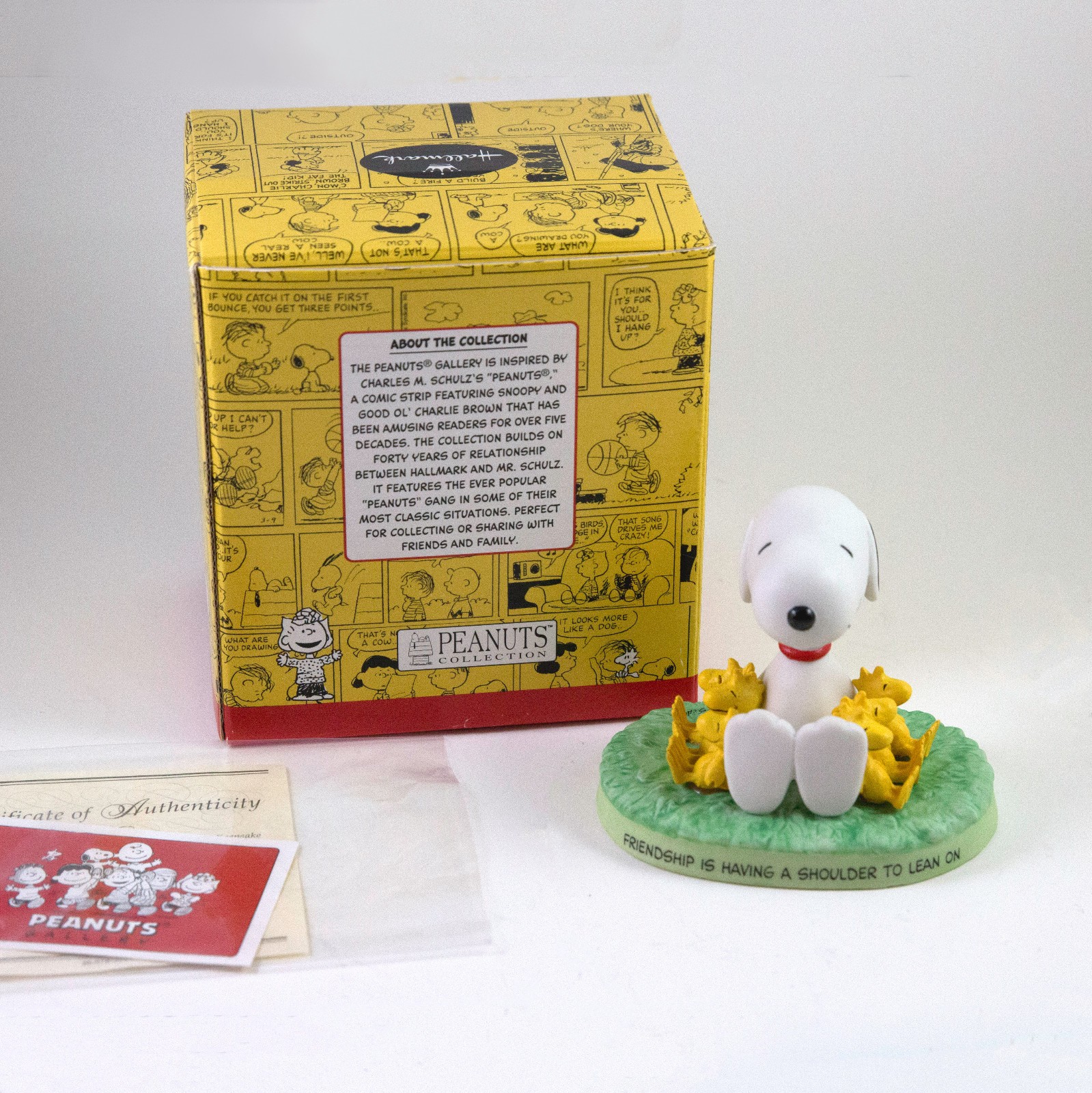 Hallmark Peanuts Gallery “A Friendly Shoulder” Limited Edition– w/ Original Box