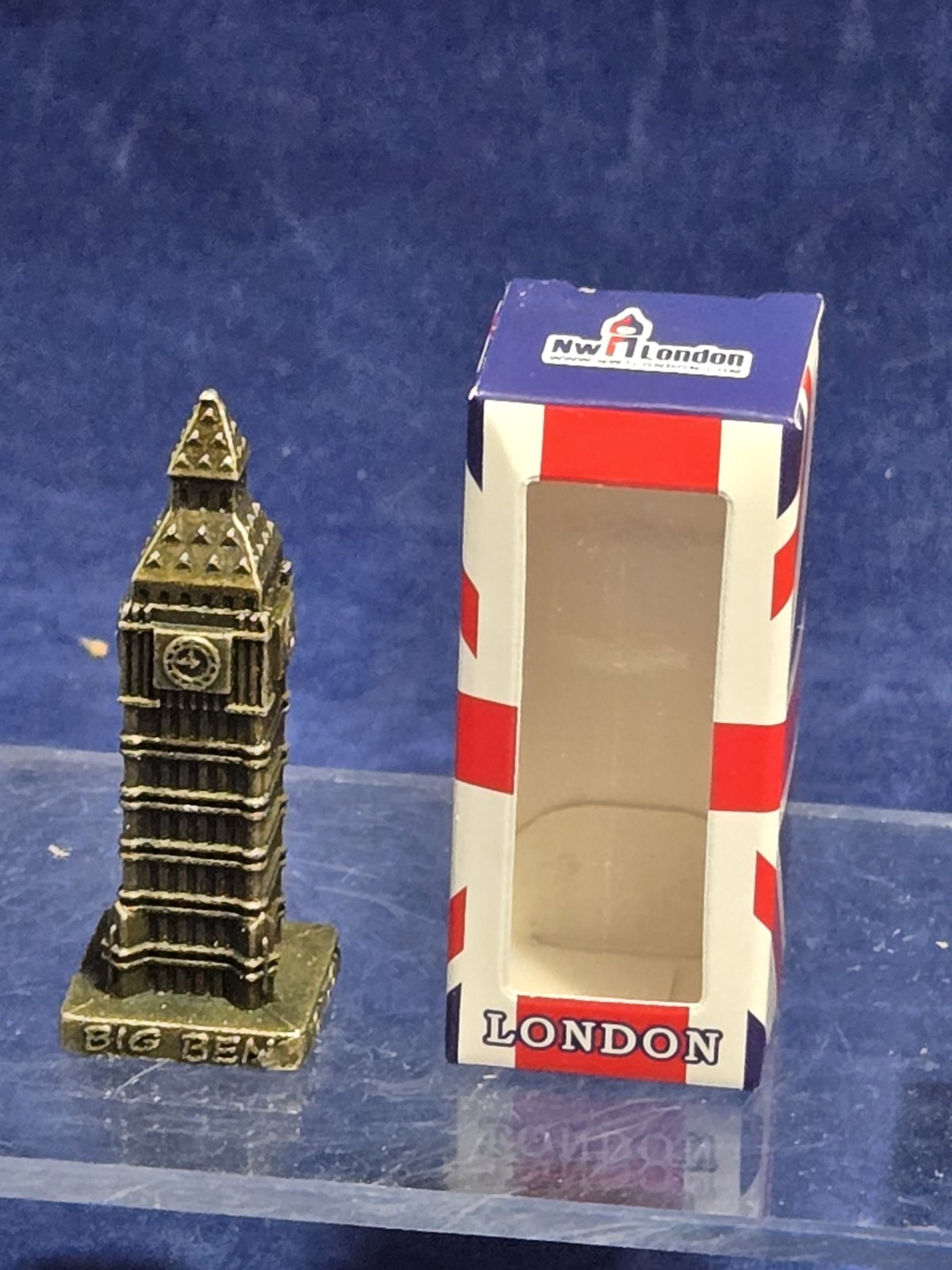 Miniature London Big Ben Clock Tower – Metal, Dark Color, Bought In London