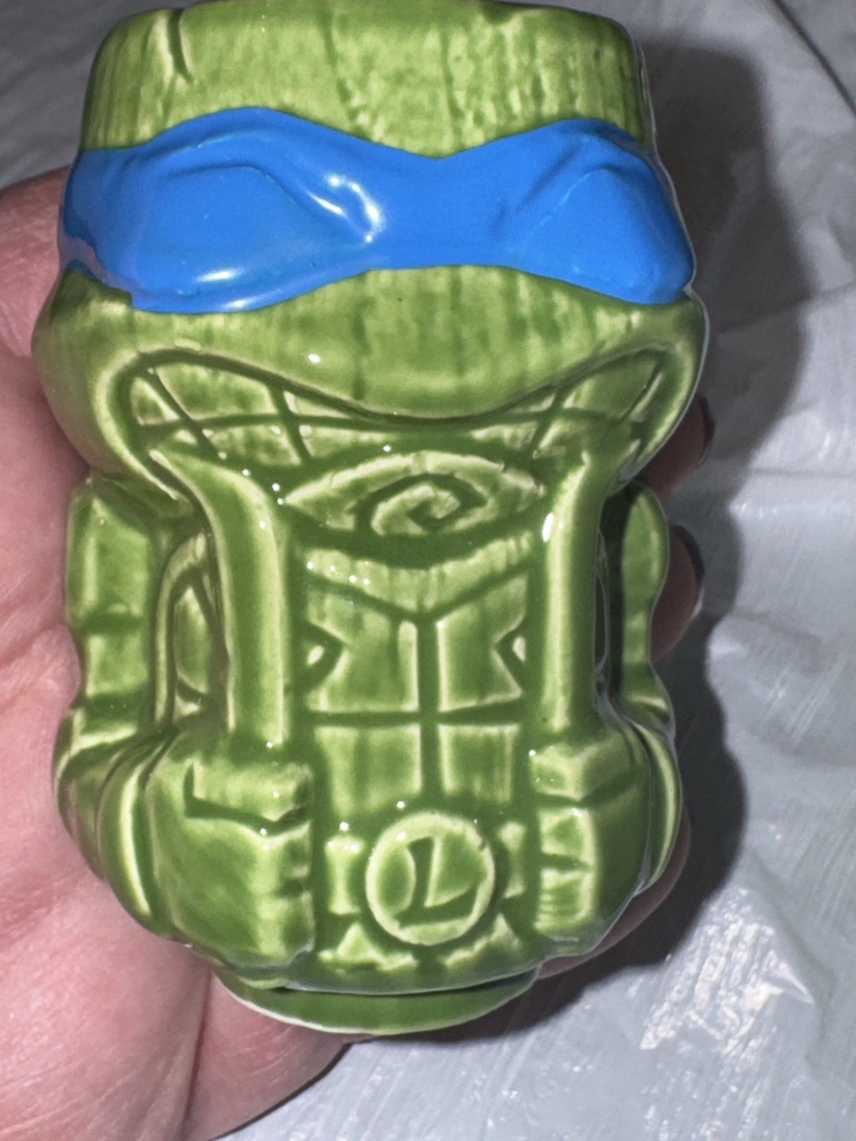 Rare TMNT Leonardo Blue Turtle Geeki Tikis Mini Mug Loot Crate Exclusive 2017