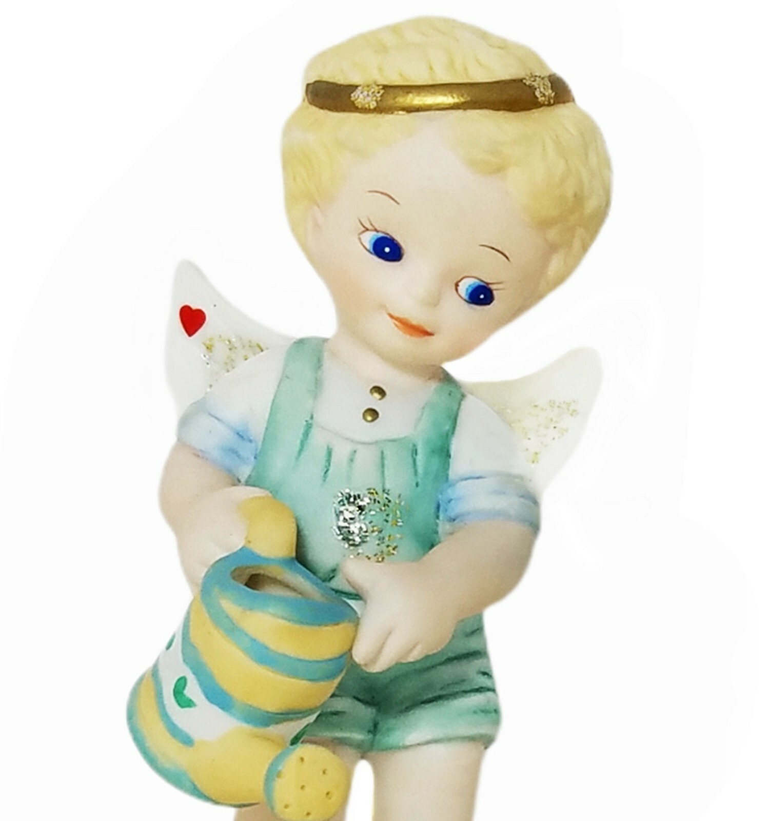 Matching Angel Children Figurine Set Beach Kids Theme 1995 Tender Heart